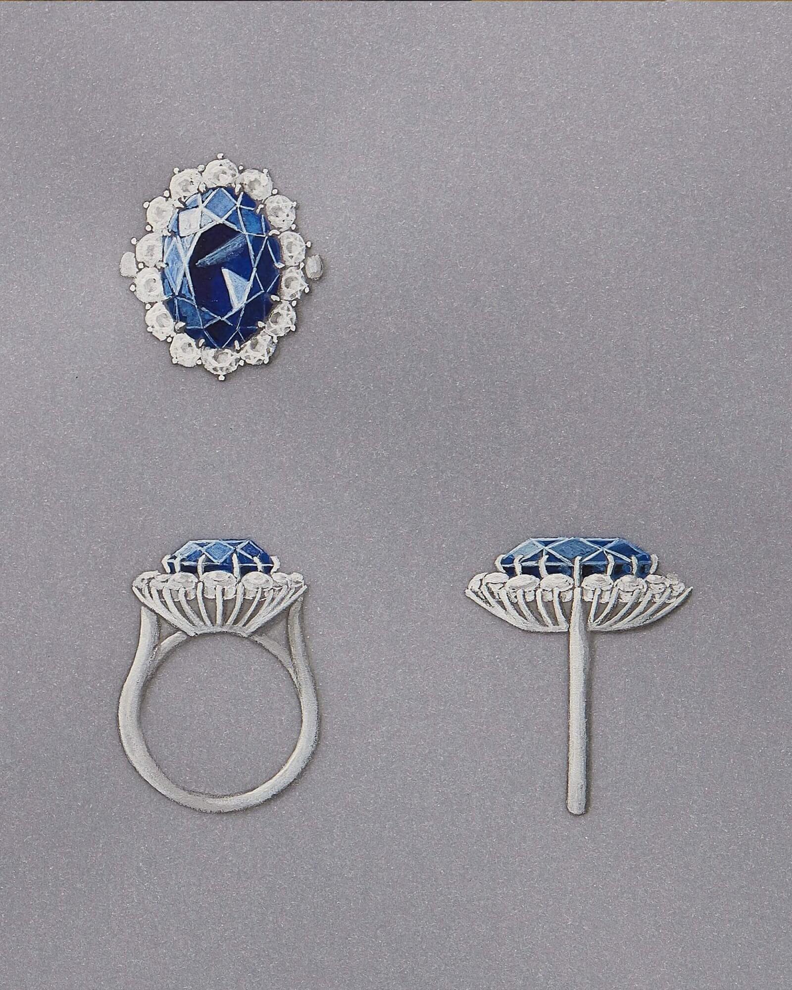 How Princess Diana’s Engagement Ring Inspired the 1735 Collection