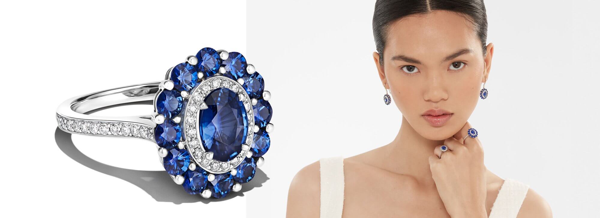 The 1735 Collection | Diana-Inspired Cluster Rings | UK Royal Warrant