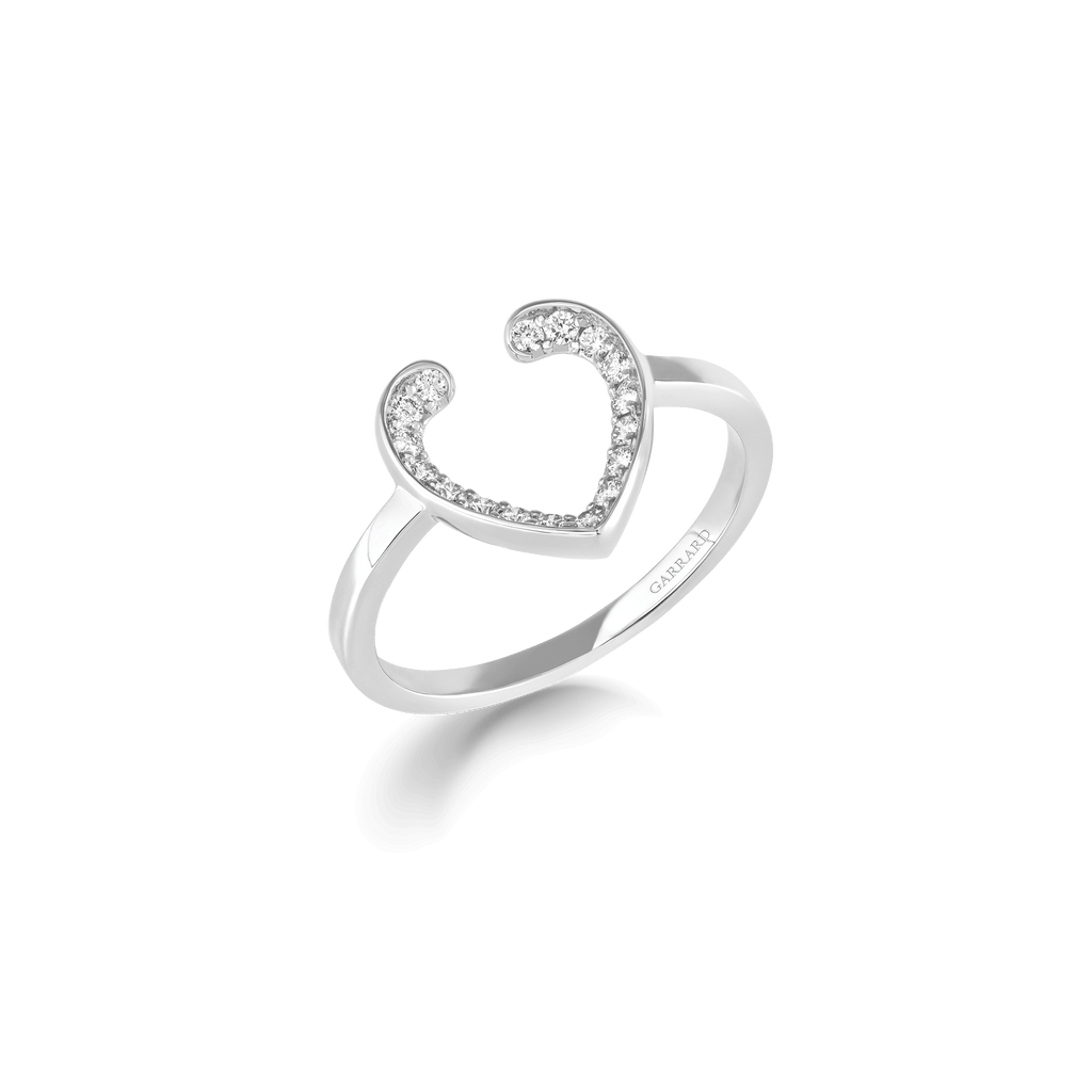 Garrard Aloria Jewellery Collection Mini Icons Diamond Ring 