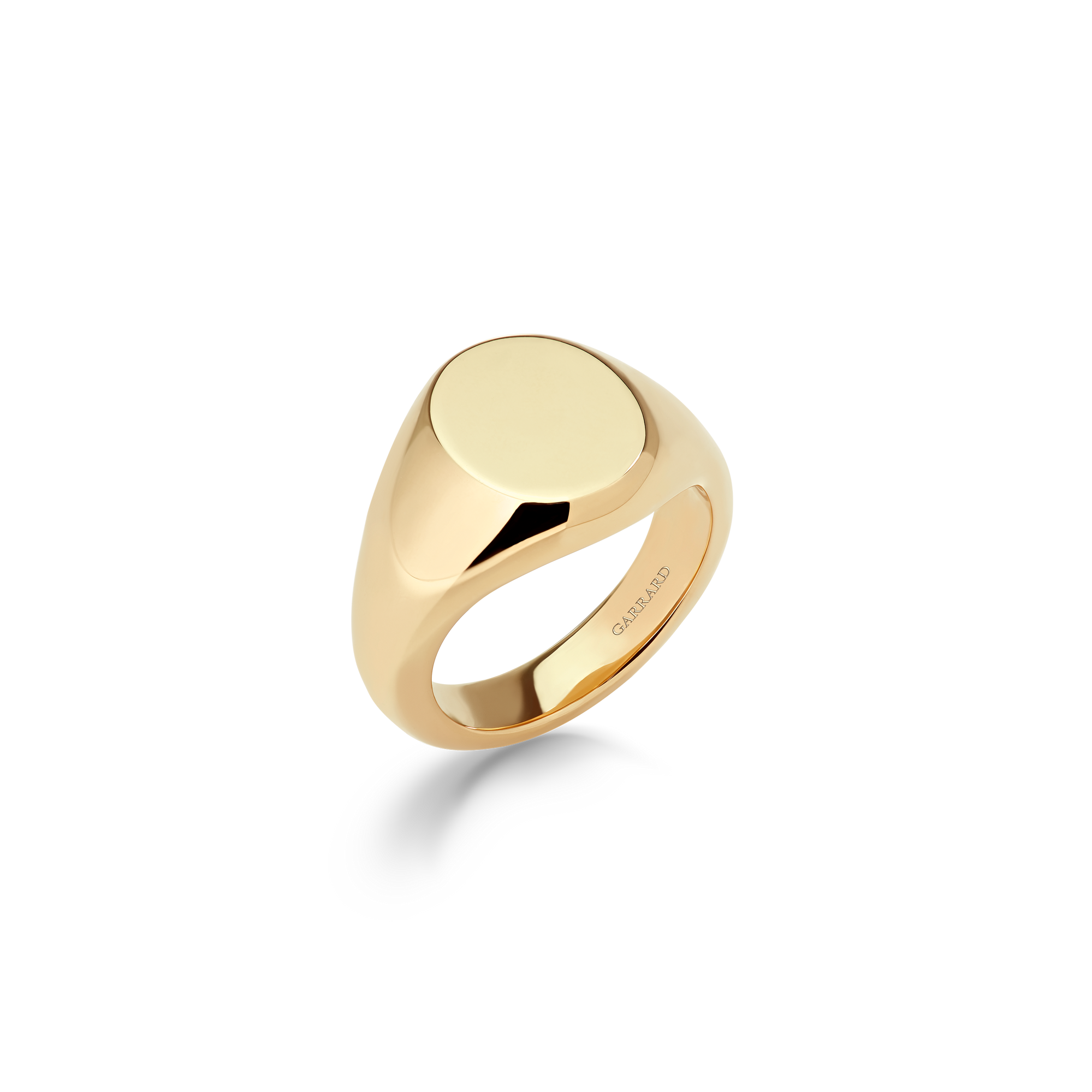 Small Oval Signet Ring  | In 18ct Yellow Gold