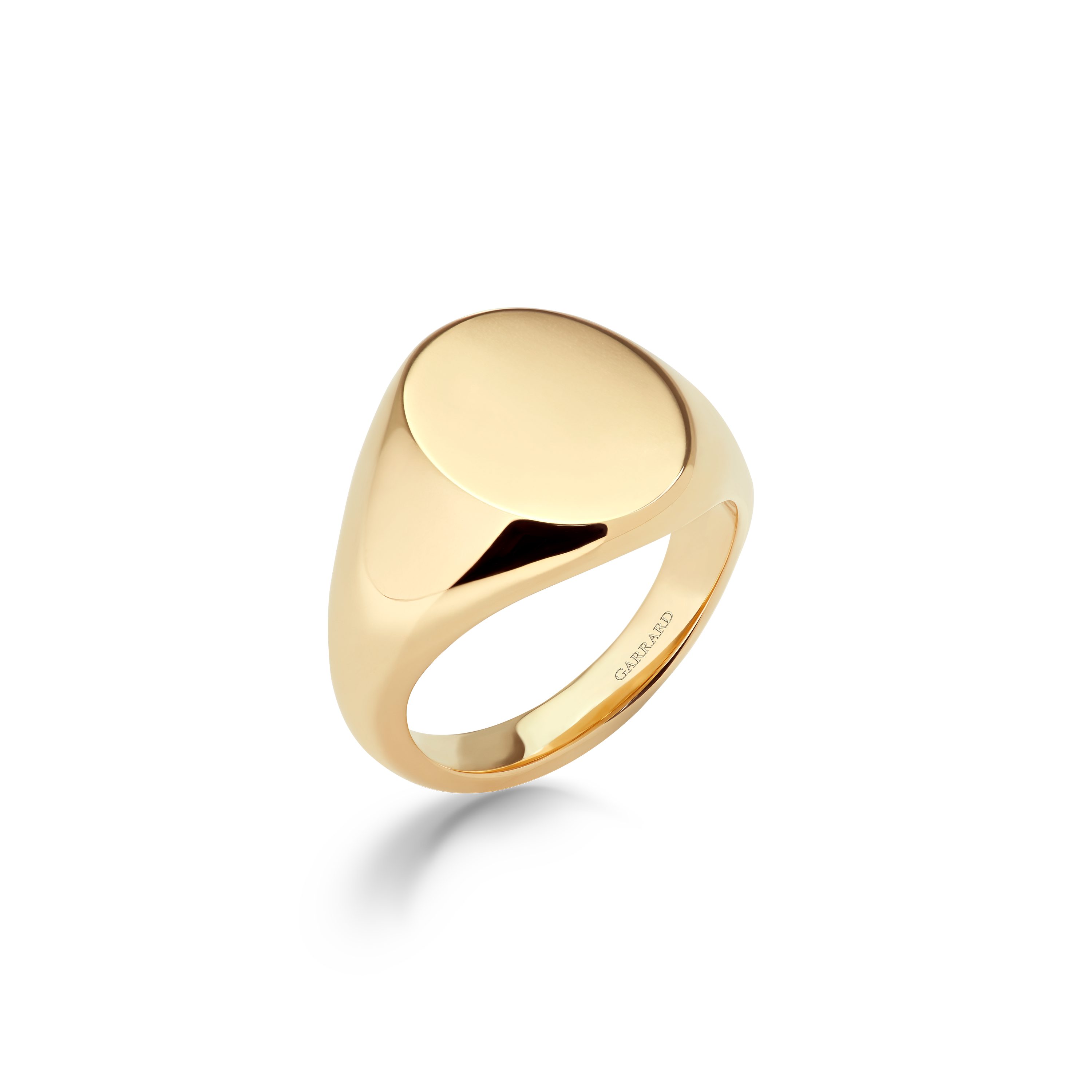Large Oval Signet Ring | In 18ct Yellow Gold