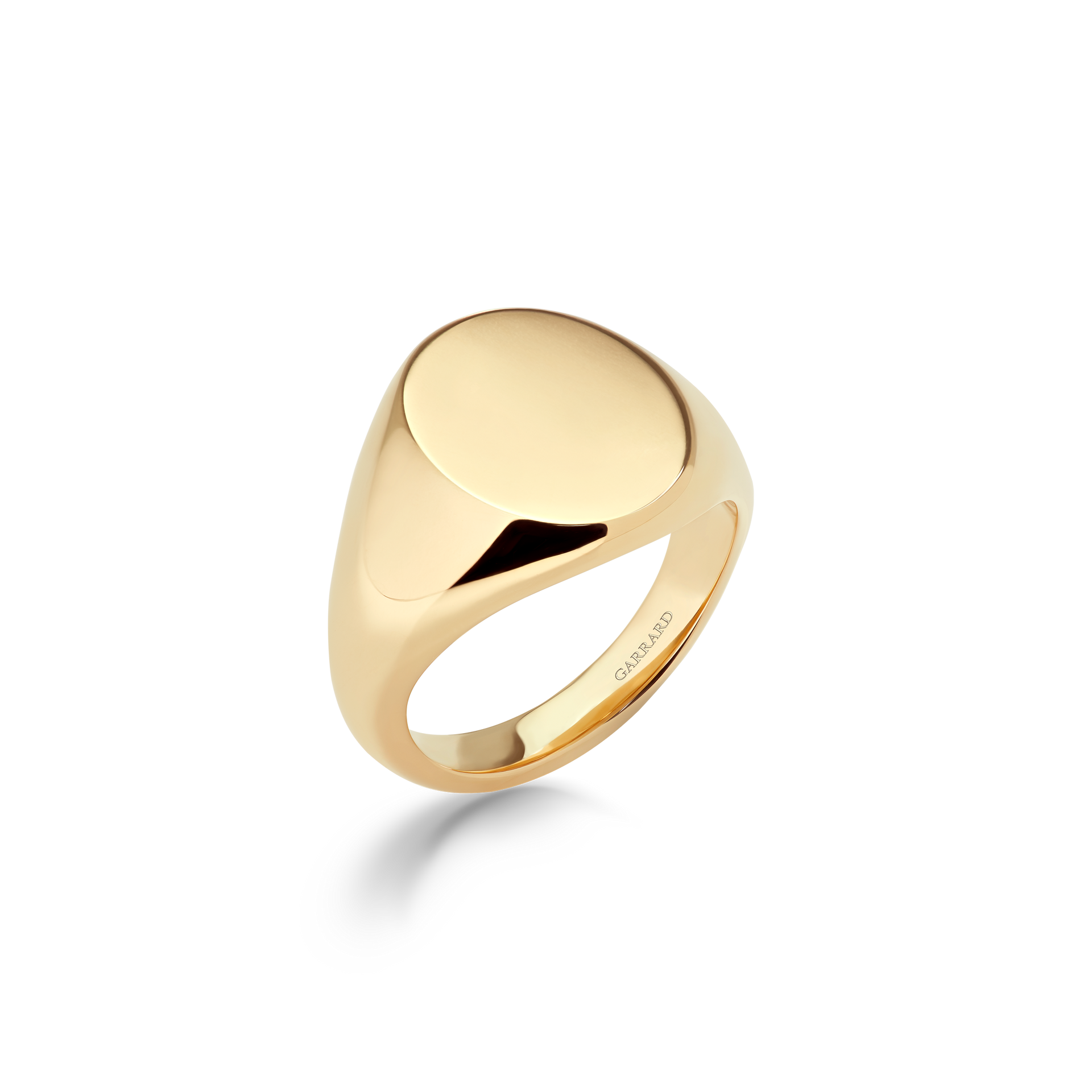 Large Oval Signet Ring | In 18ct Yellow Gold
