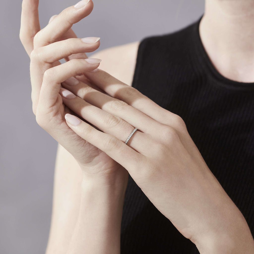 Evermore Diamond Eternity Band in Platinum 2mm 2016522