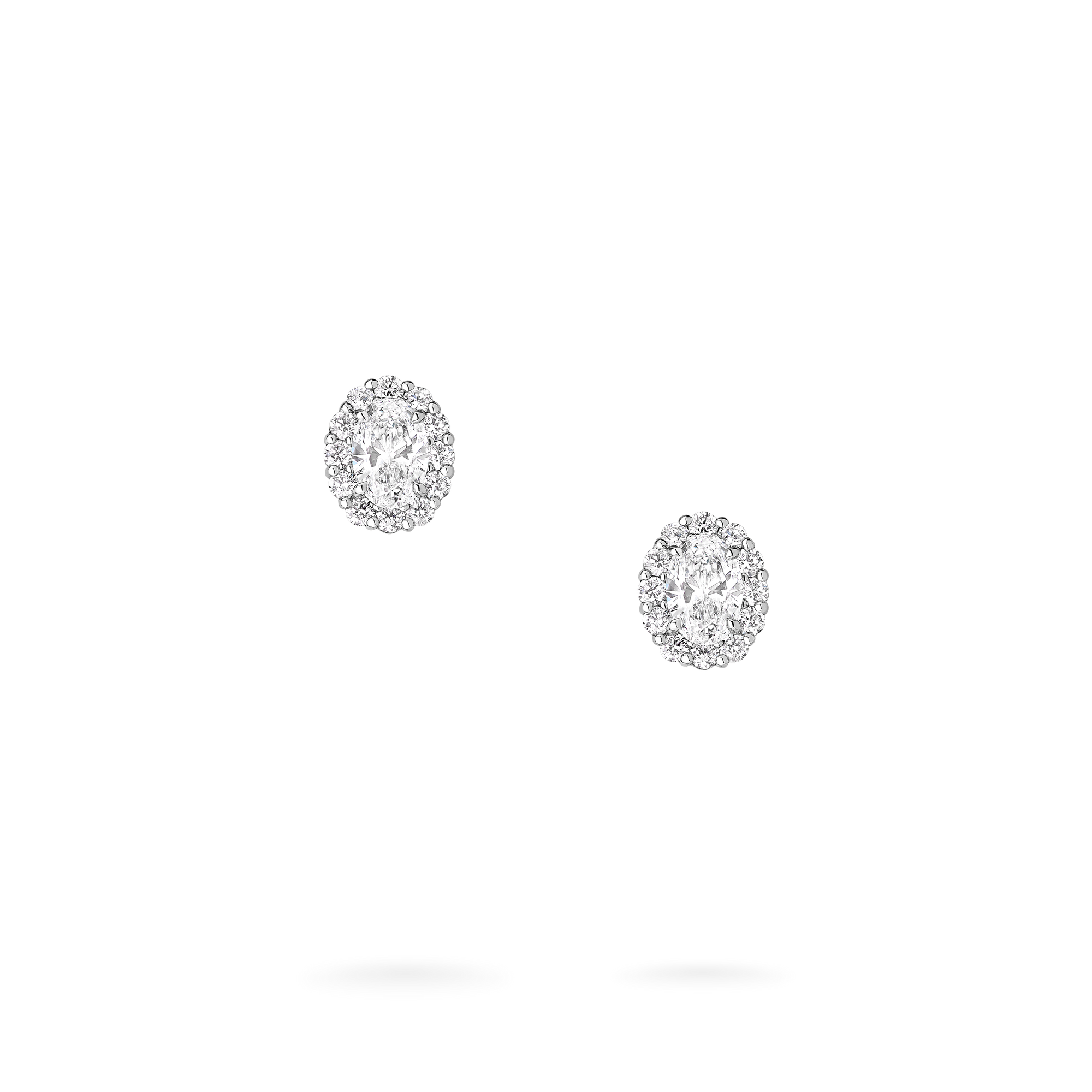 1735 Mini Icons Diamond Stud Earrings | In Platinum