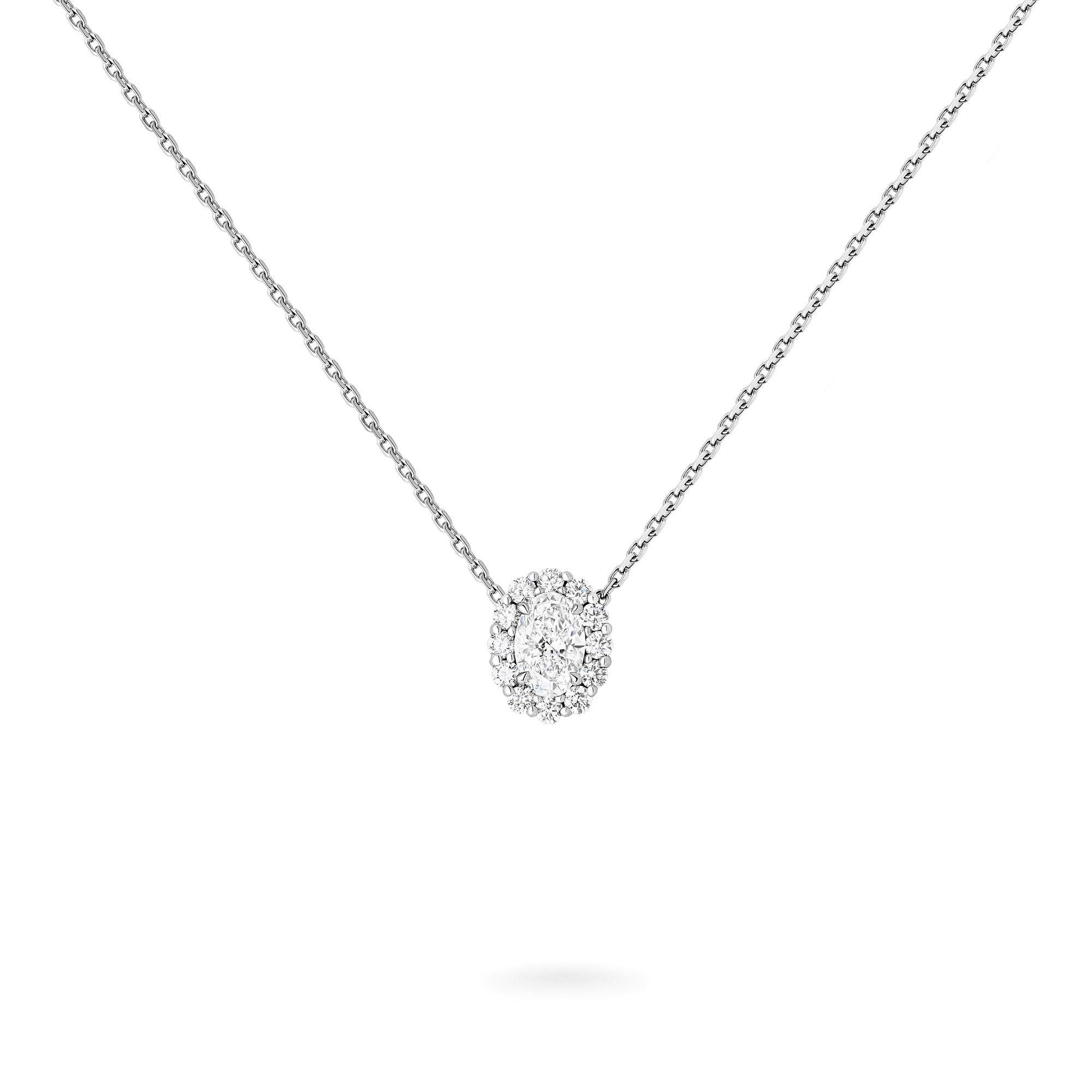 1735 Mini Icons Diamond Pendant | In Platinum