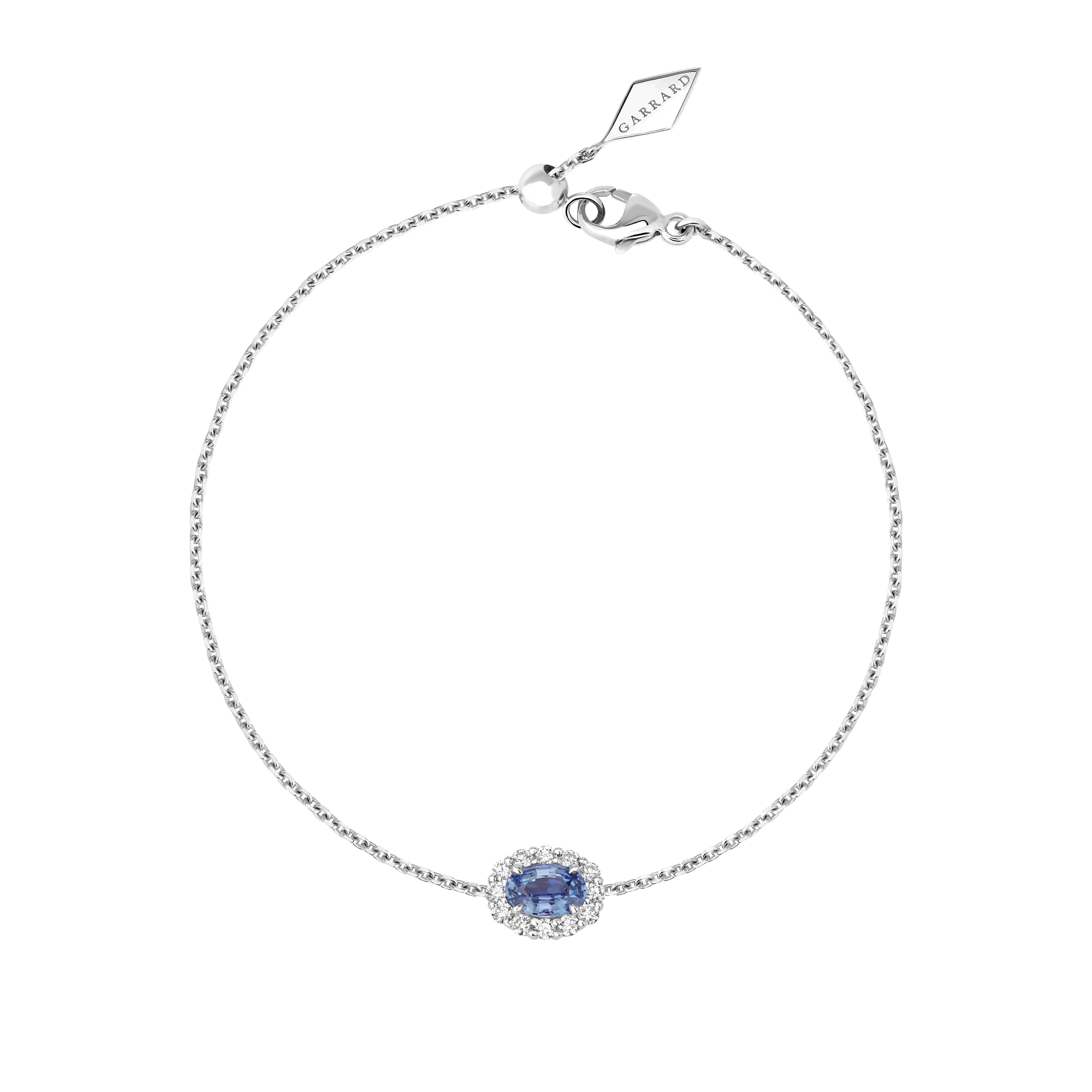 1735 Mini Icons Pale Sapphire Bracelet | In Platinum with Diamonds