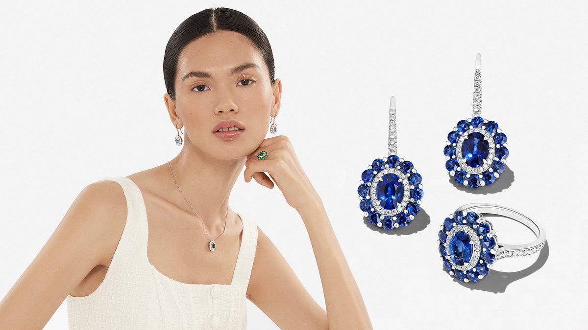 The 1735 Collection | Diana-Inspired Cluster Rings | UK Royal Warrant