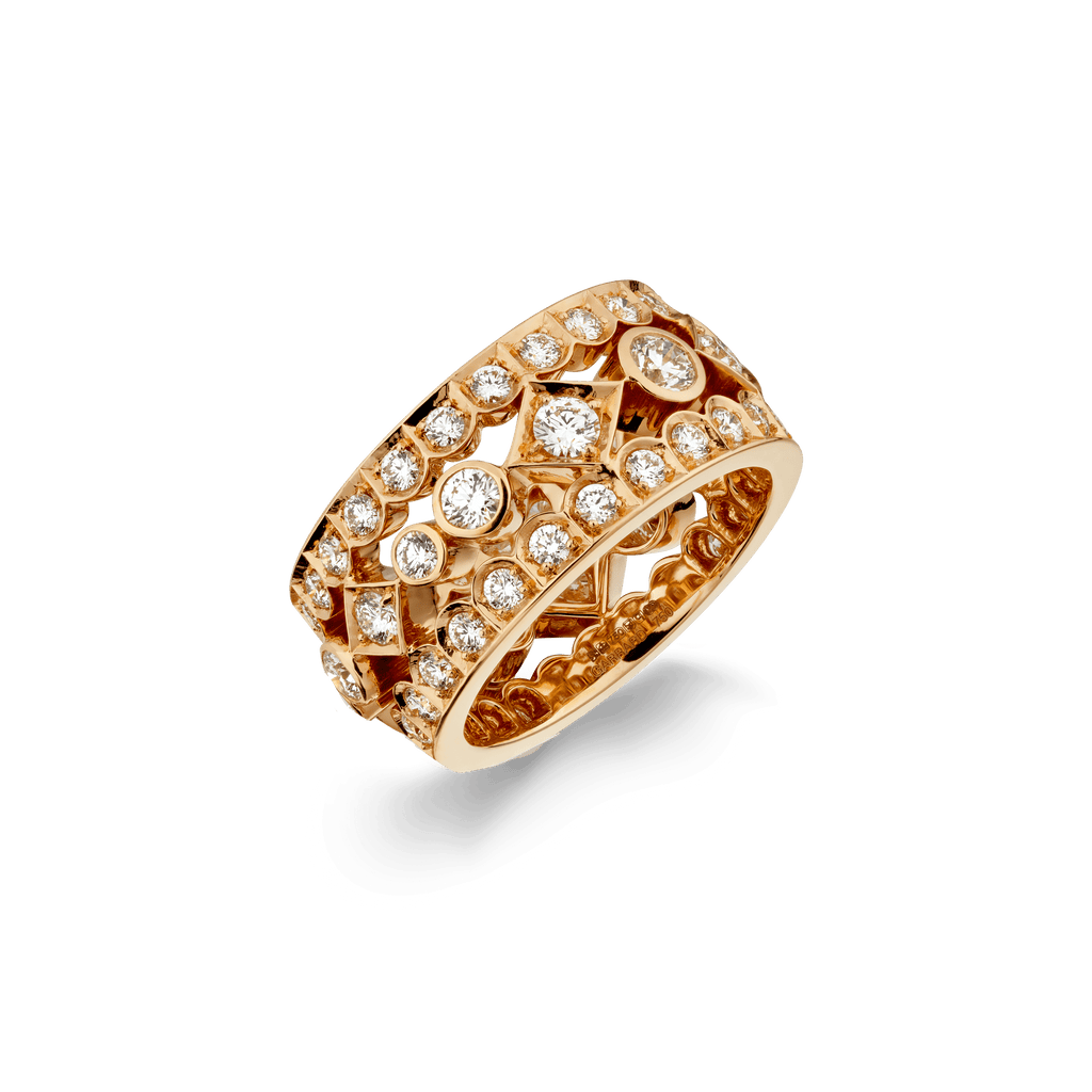 Garrard Albemarle Classic High Jewellery Diamond Ring In 18ct Rose Gold 2013407