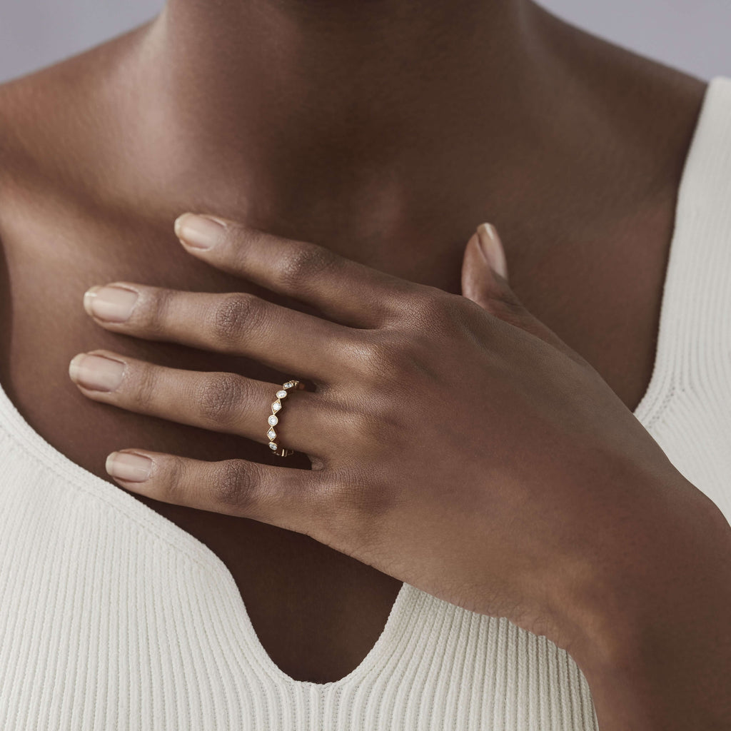 Garrard Albemarle Diamond Eternity Band in 18ct Yellow Gold 2014396