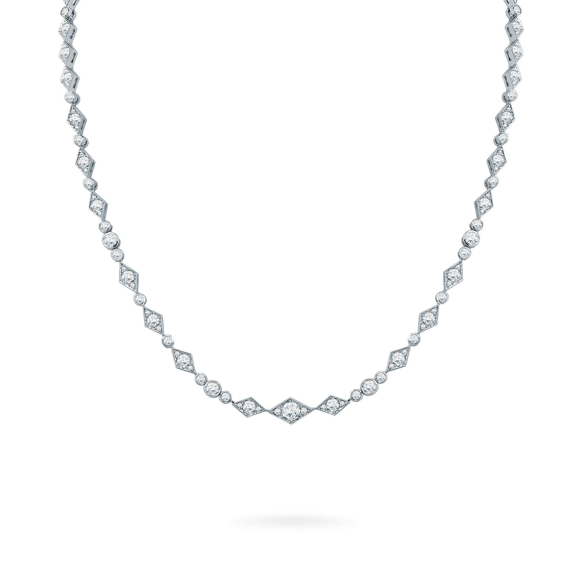 Garrard Albemarle jewellery collection Diamond Necklace in 18ct White Gold 2014503 Hero