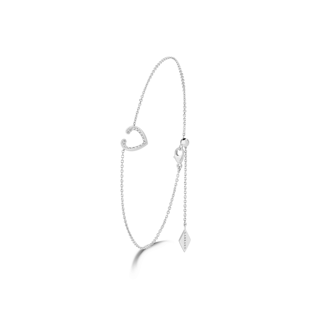 Garrard Aloria collection Diamond Anklet in 18ct White Gold 2018652 Hero View