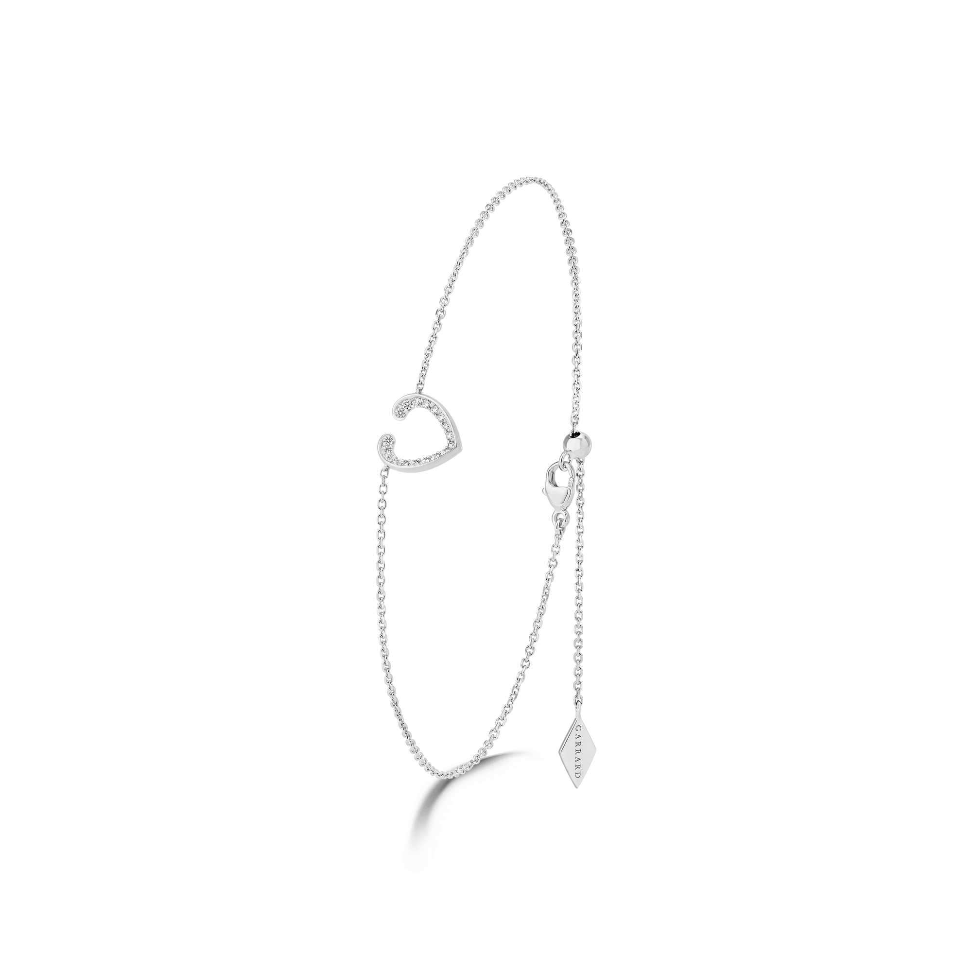 Garrard Aloria collection Diamond Anklet in 18ct White Gold 2018652 Hero View