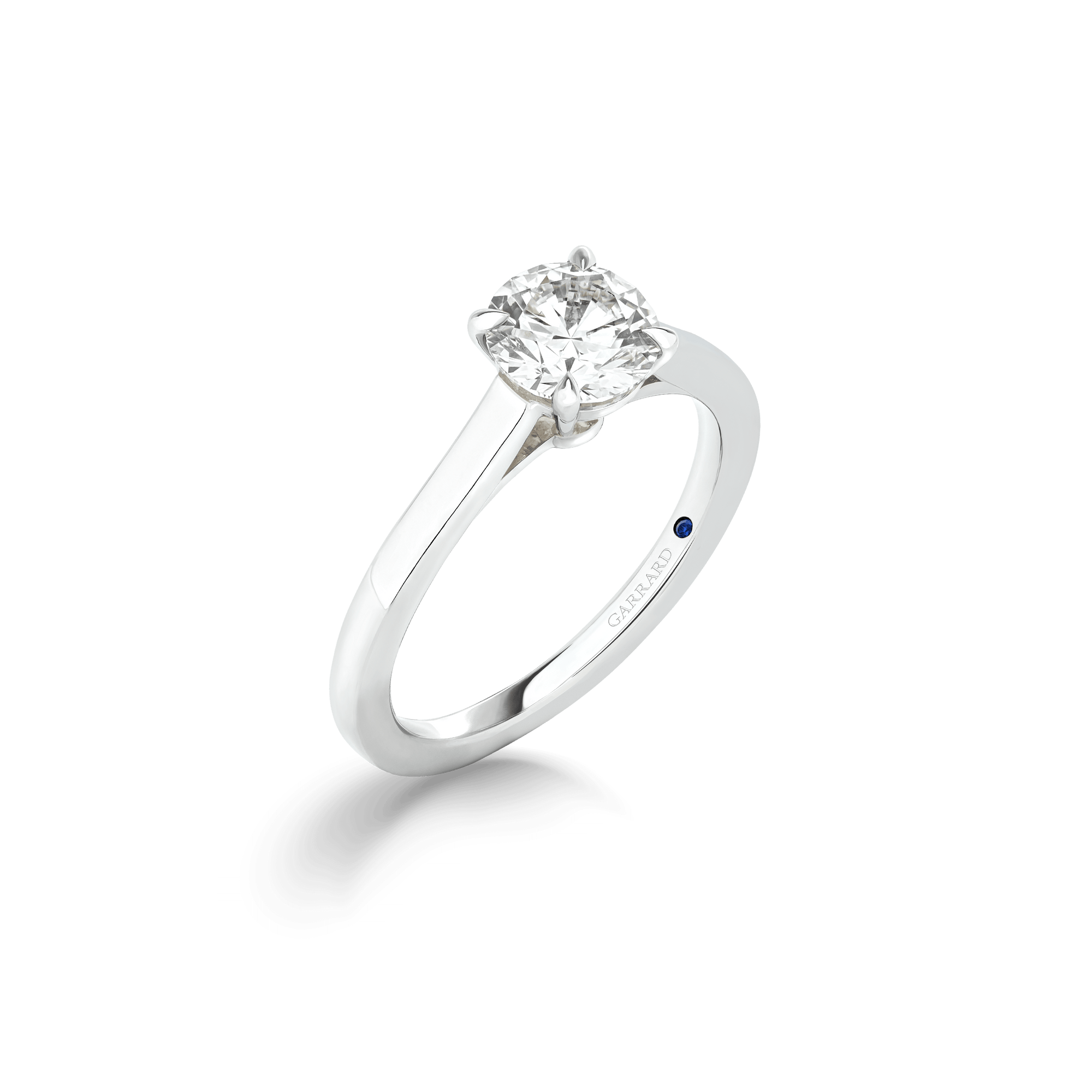 Garrard Bridal Jewellery Cherish Round Brilliant Diamond Solitaire Engagement Ring In Platinum with Diamonds 2017552 1