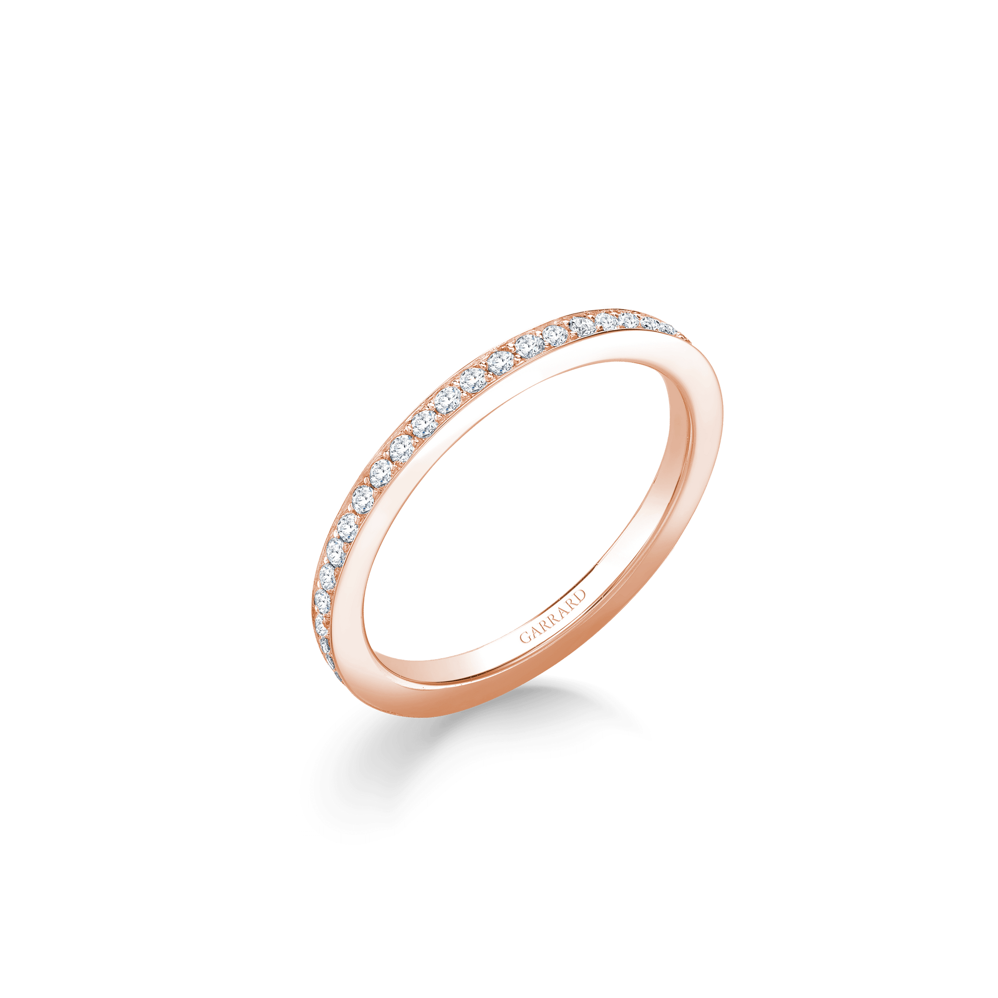 Garrard Bridal jewellery collection 1735 Diamond Eternity Band in 18ct Rose Gold 1.5mm 2017257