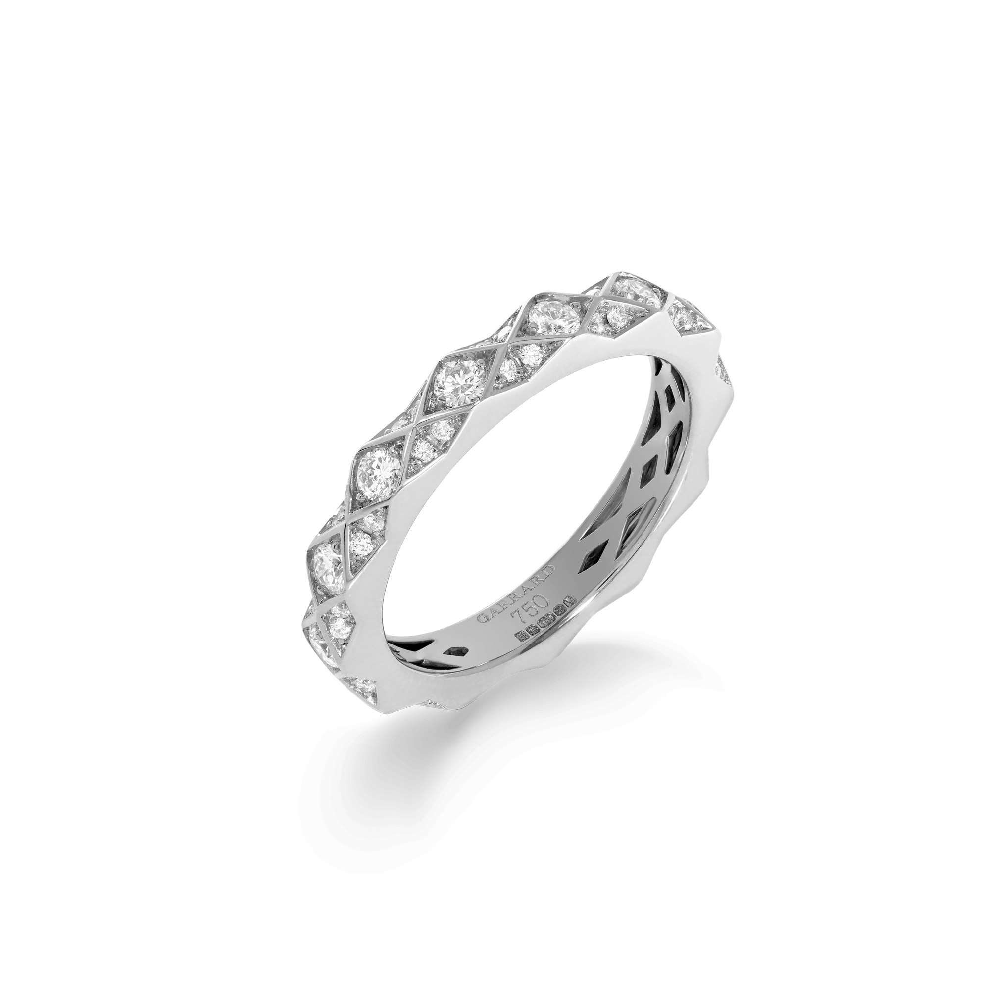 Garrard Bridal jewellery collection Aloria Diamond Eternity Band in Platinum 3mm 2017272