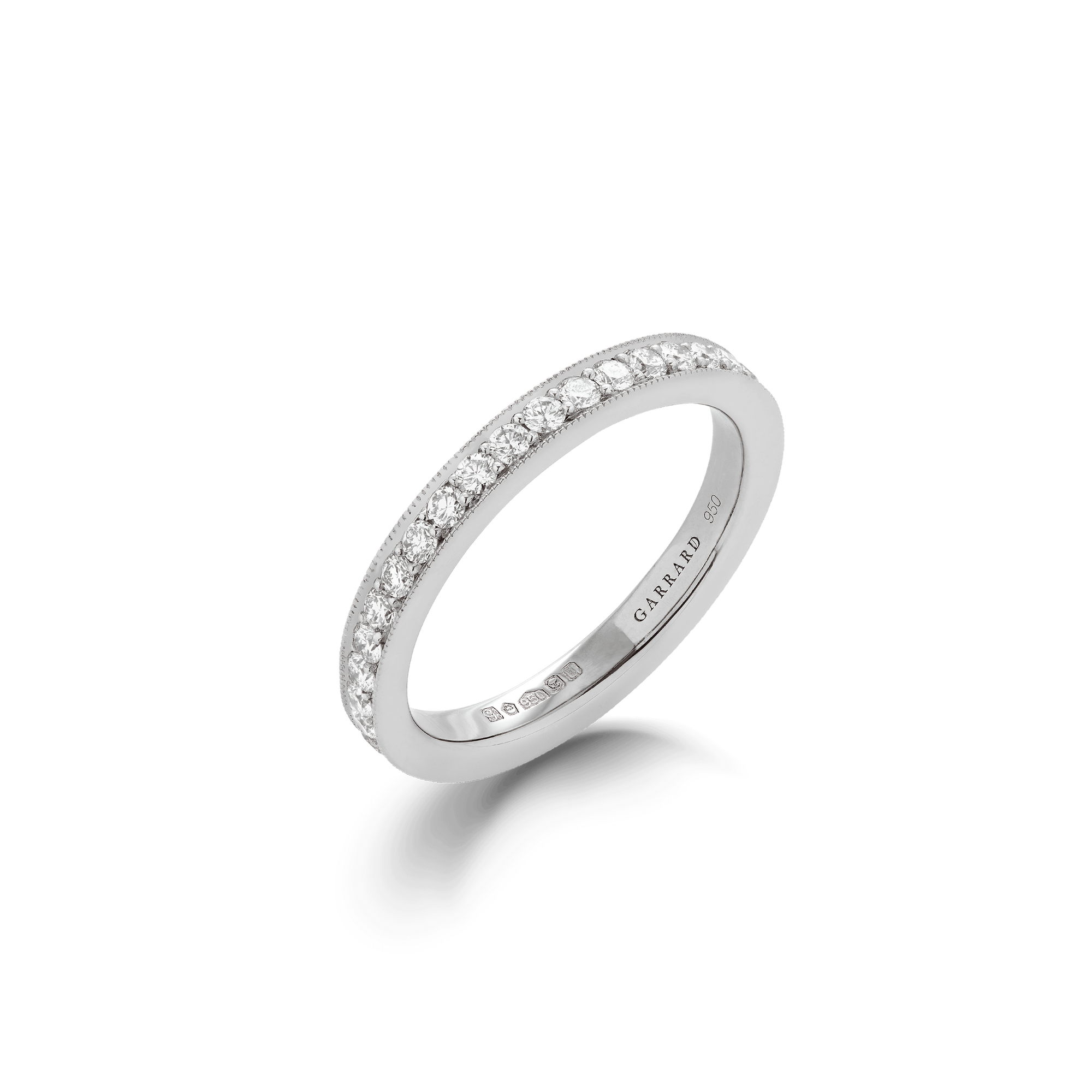 Garrard Bridal jewellery collection Evermore Diamond Eternity Band in Platinum 2mm 2016522