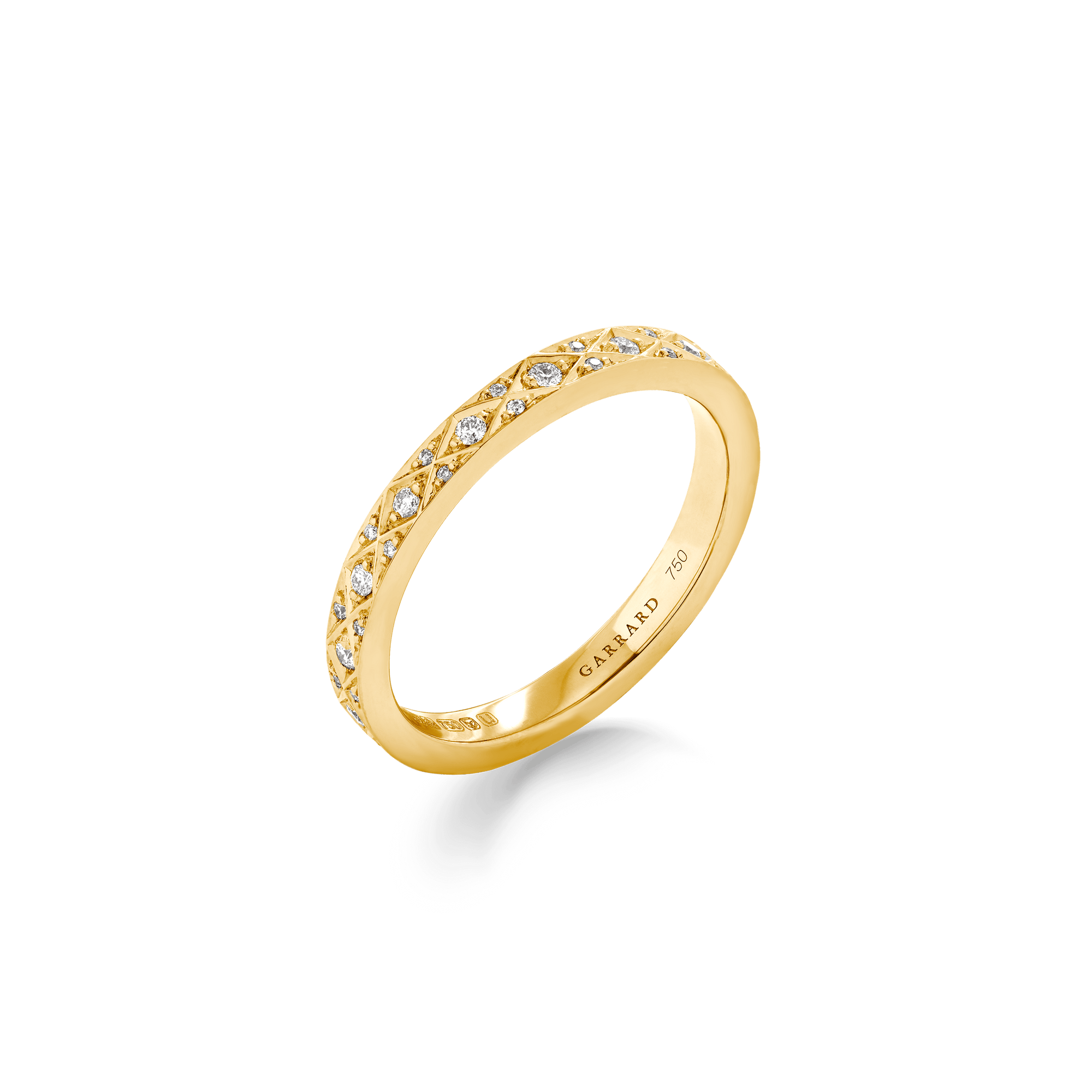 Garrard Bridal jewellery collection Signature Diamond Eternity Band in 18ct Yellow Gold 2015931