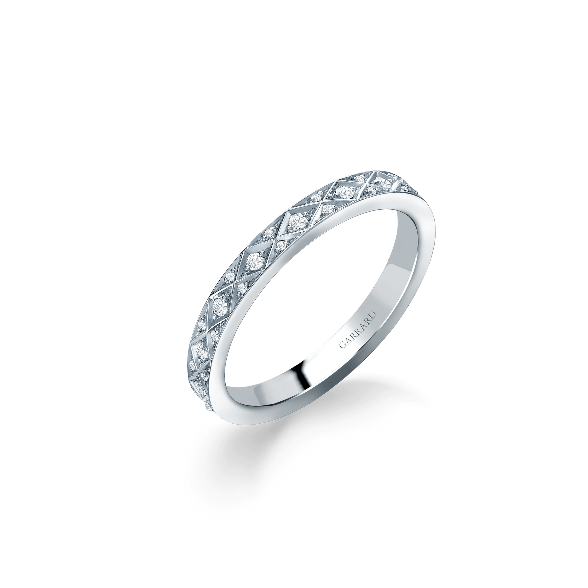 Garrard Bridal jewellery collection Signature Diamond Eternity Band in Platinum 2.5mm 2014996