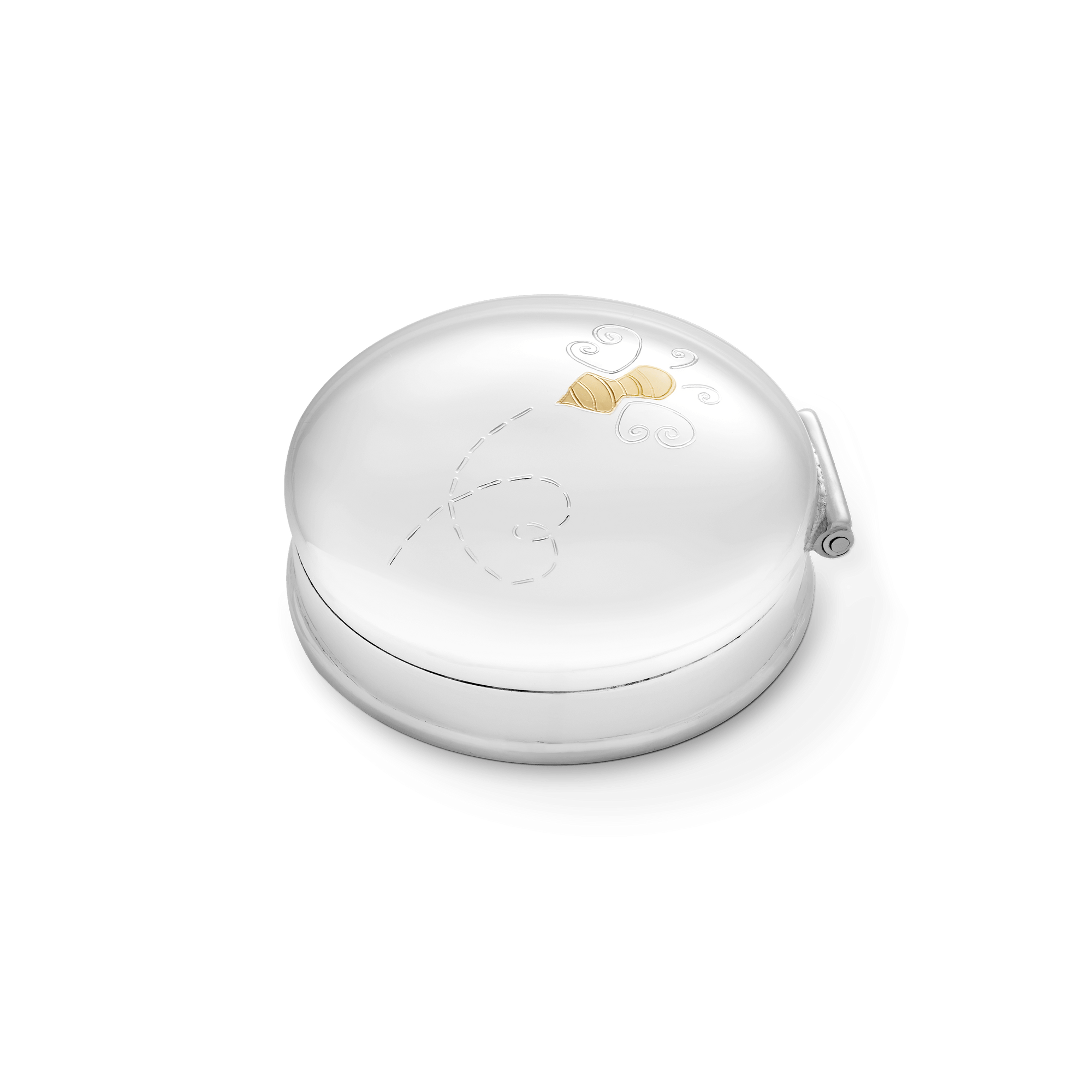 Garrard Christening New Baby Gift Baby Bee collection Sterling Silver Memory Box 2017566 Closed