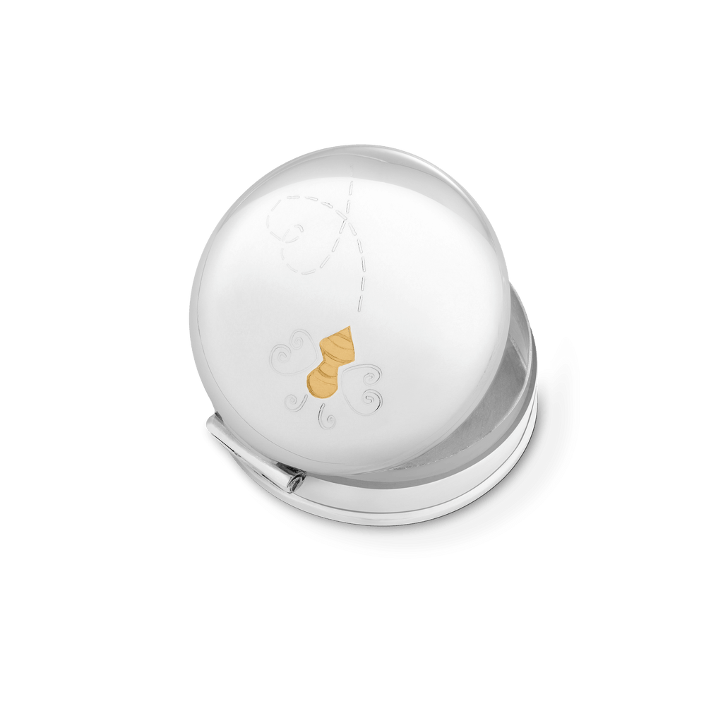 Garrard Christening New Baby Gift Baby Bee collection Sterling Silver Memory Box 2017566 Open