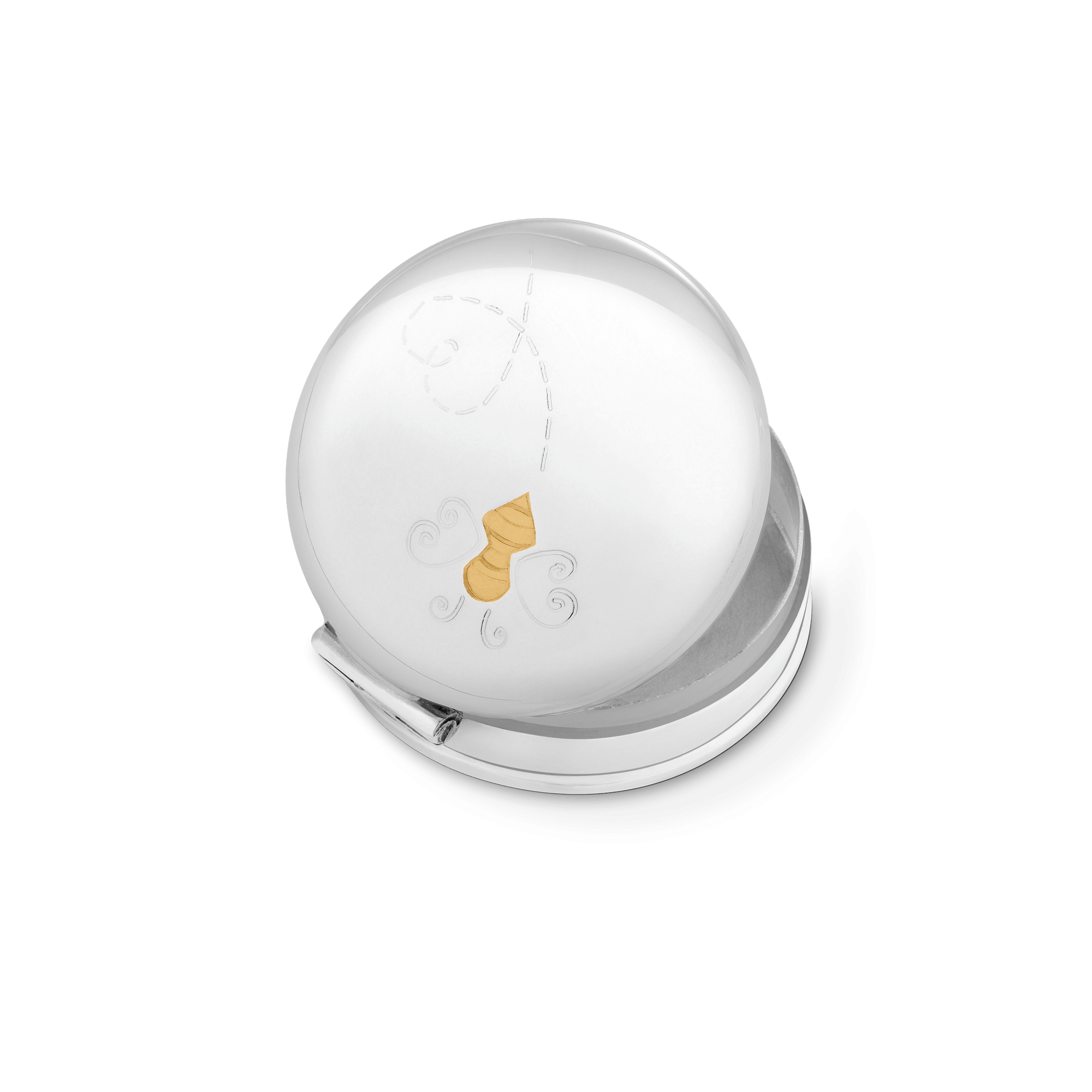 Garrard Christening New Baby Gift Baby Bee collection Sterling Silver Memory Box 2017566 Open