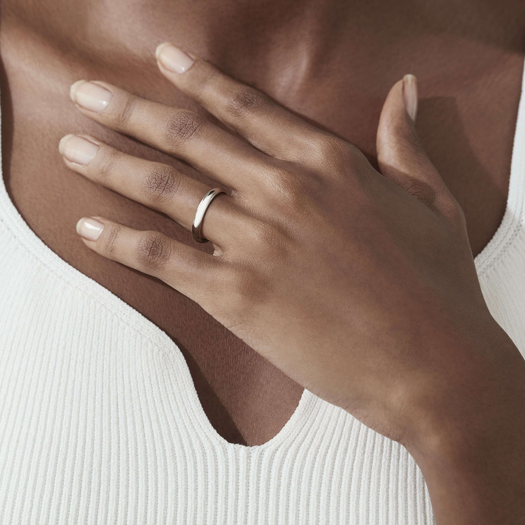 Garrard Classic Court Wedding Ring in Platinum 3mm 2017993