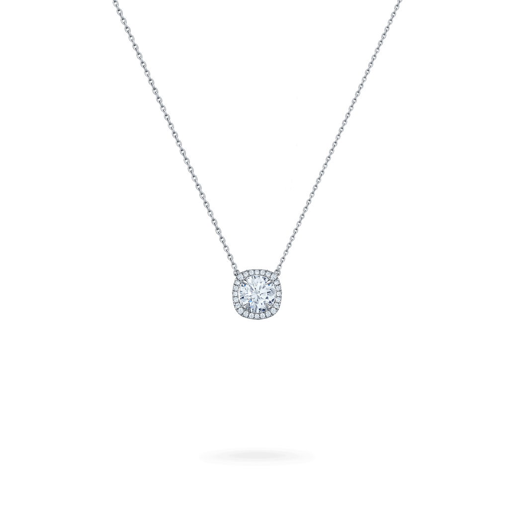 Garrard Classic jewellery Collection Solitaire Round Diamond Pendant JPTMPT01 Hero