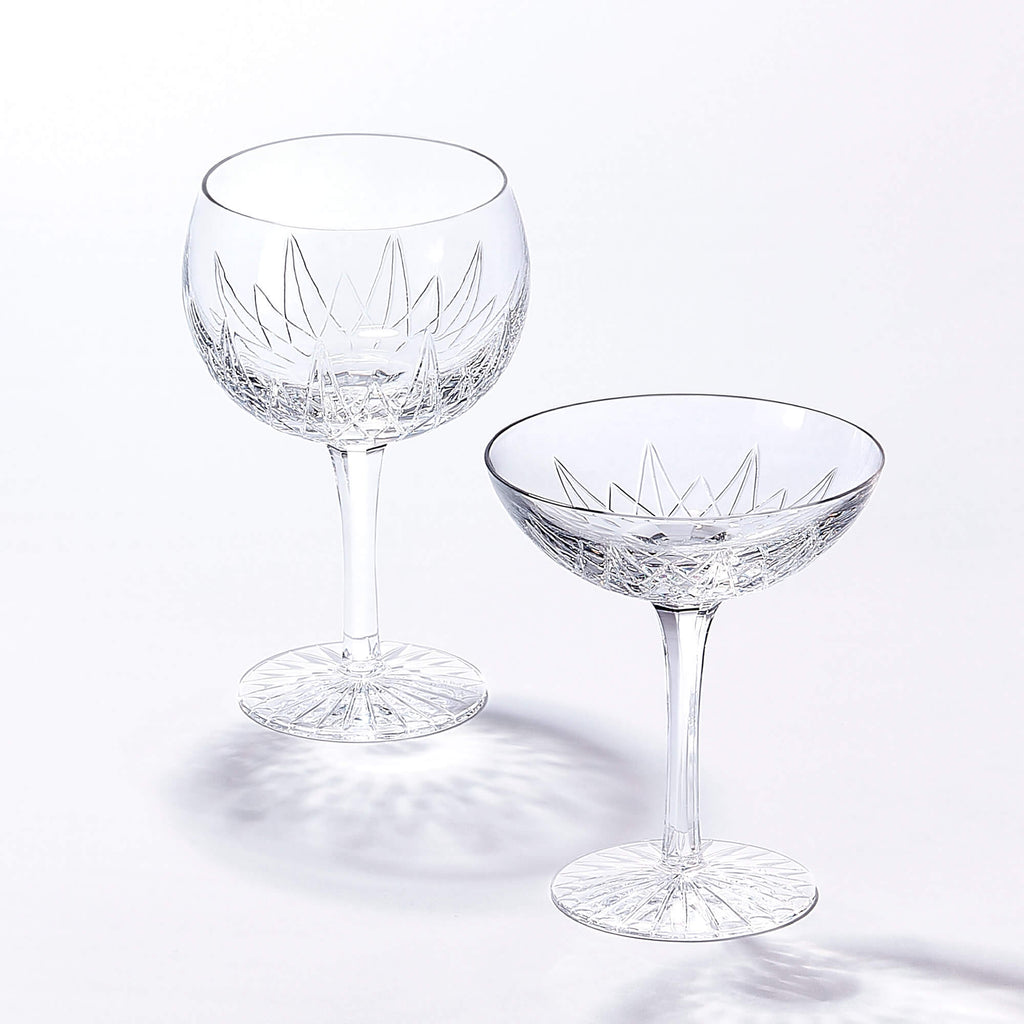 Garrard Crystal luxury home barware coupe glasses