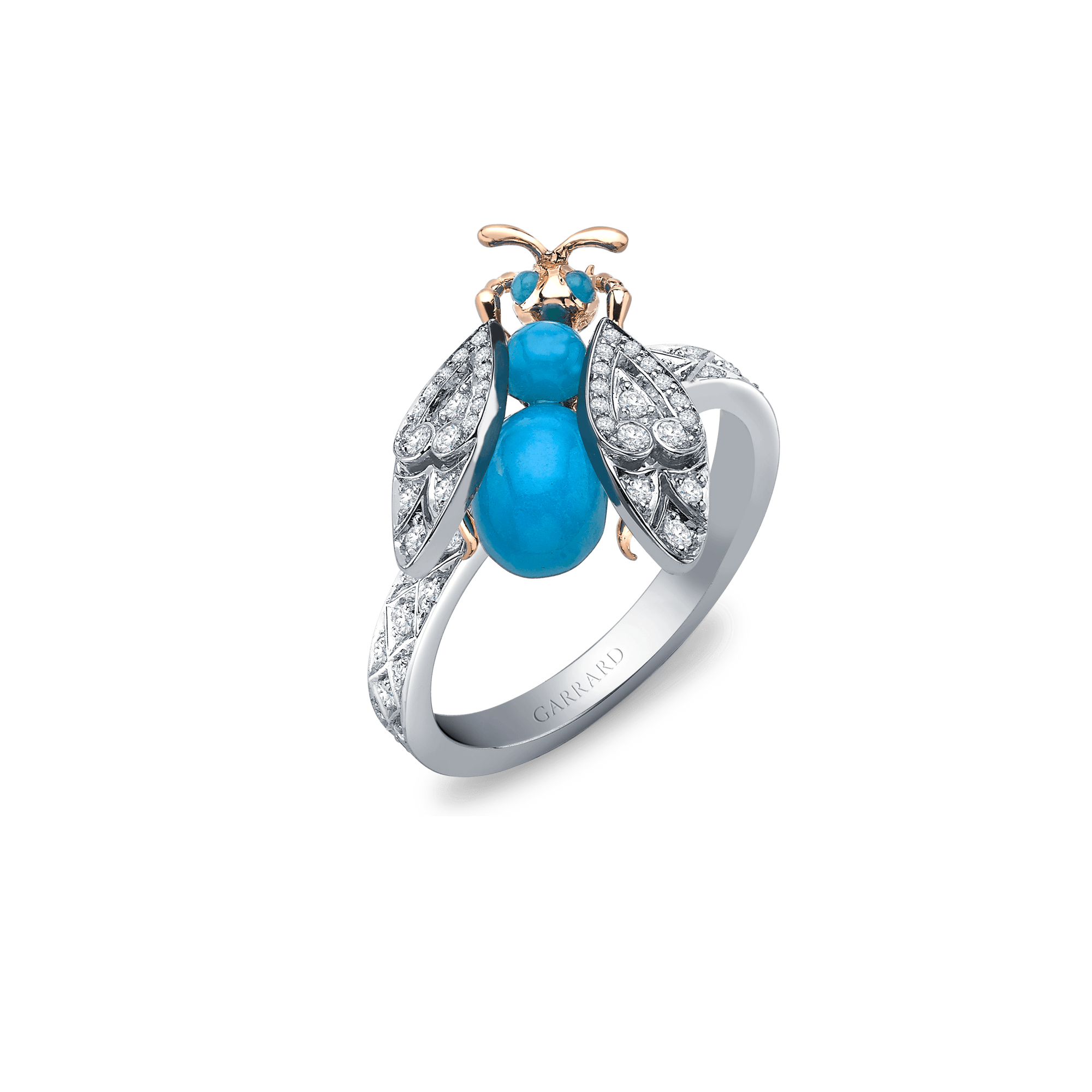 Garrard Enchanted Palace Jewellery Collection Bug Turquoise and Diamond Ring 