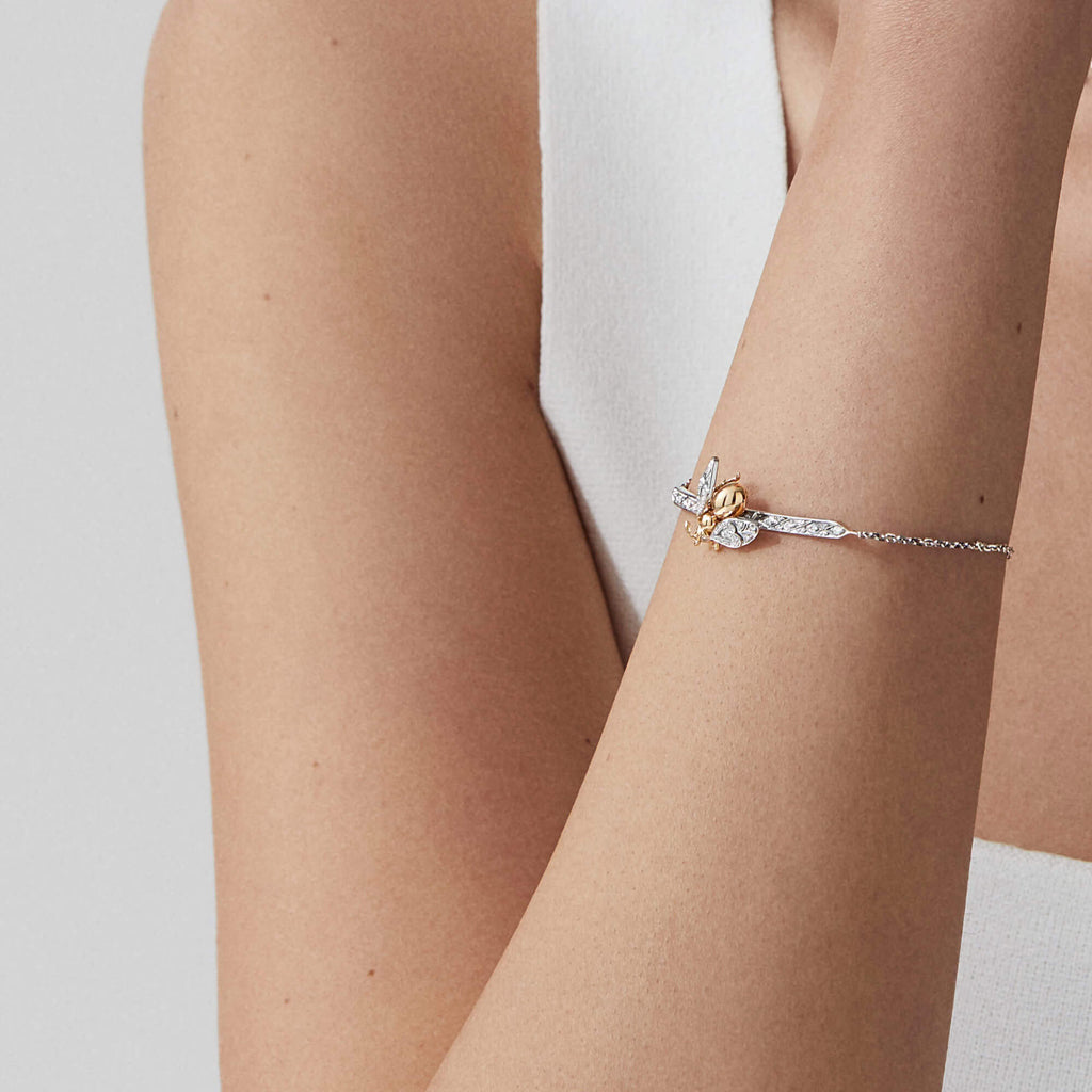 Garrard Enchanted Palace Mini Icons Diamond Bracelet In 18ct Yellow and White Gold 2017547 model