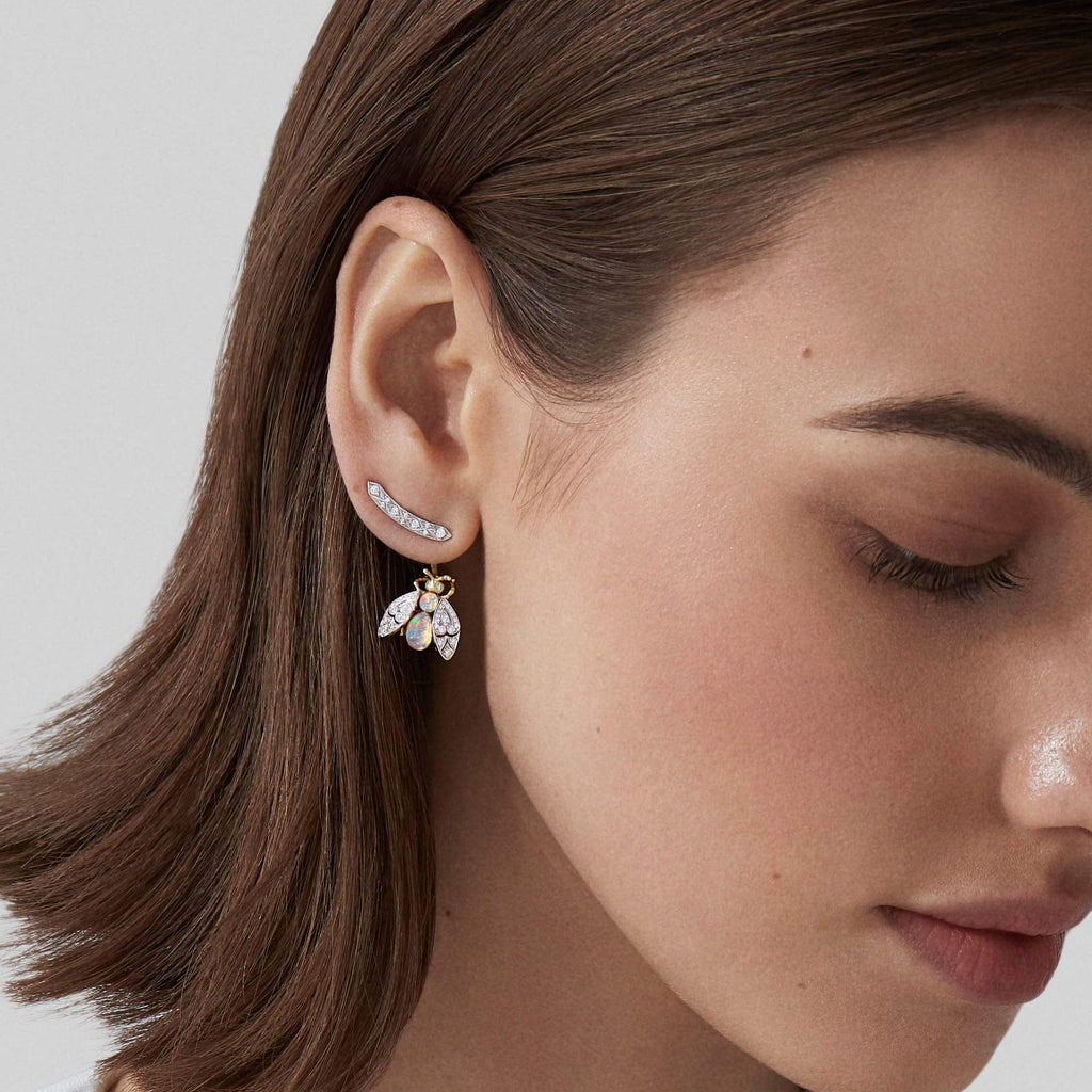 Garrard Enchanted Palace Mini Icons Diamond Earrings In 18ct Yellow and White Gold 2017548 model