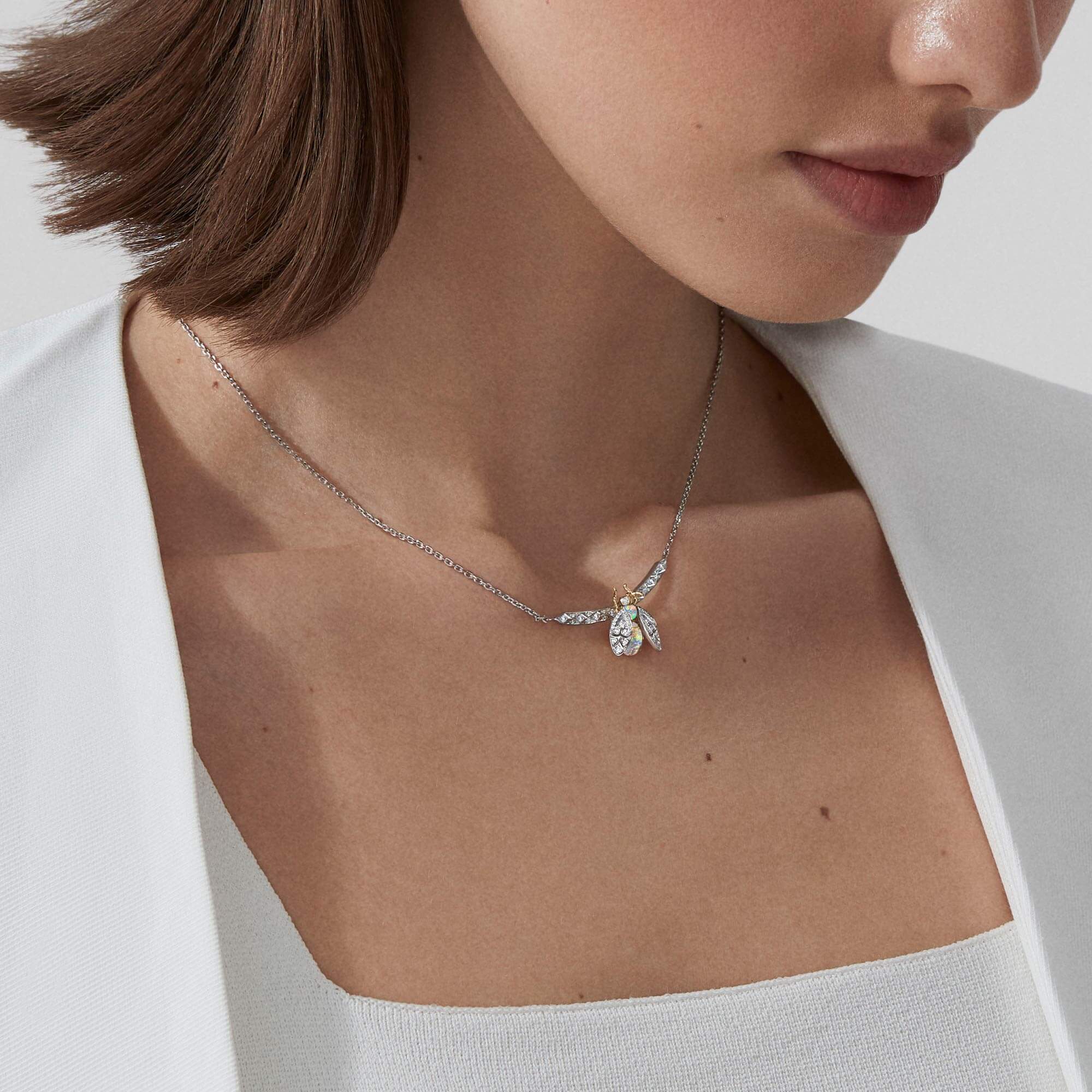 Garrard Enchanted Palace Mini Icons Diamond Pendant In 18ct Yellow and White Gold 2017549 model