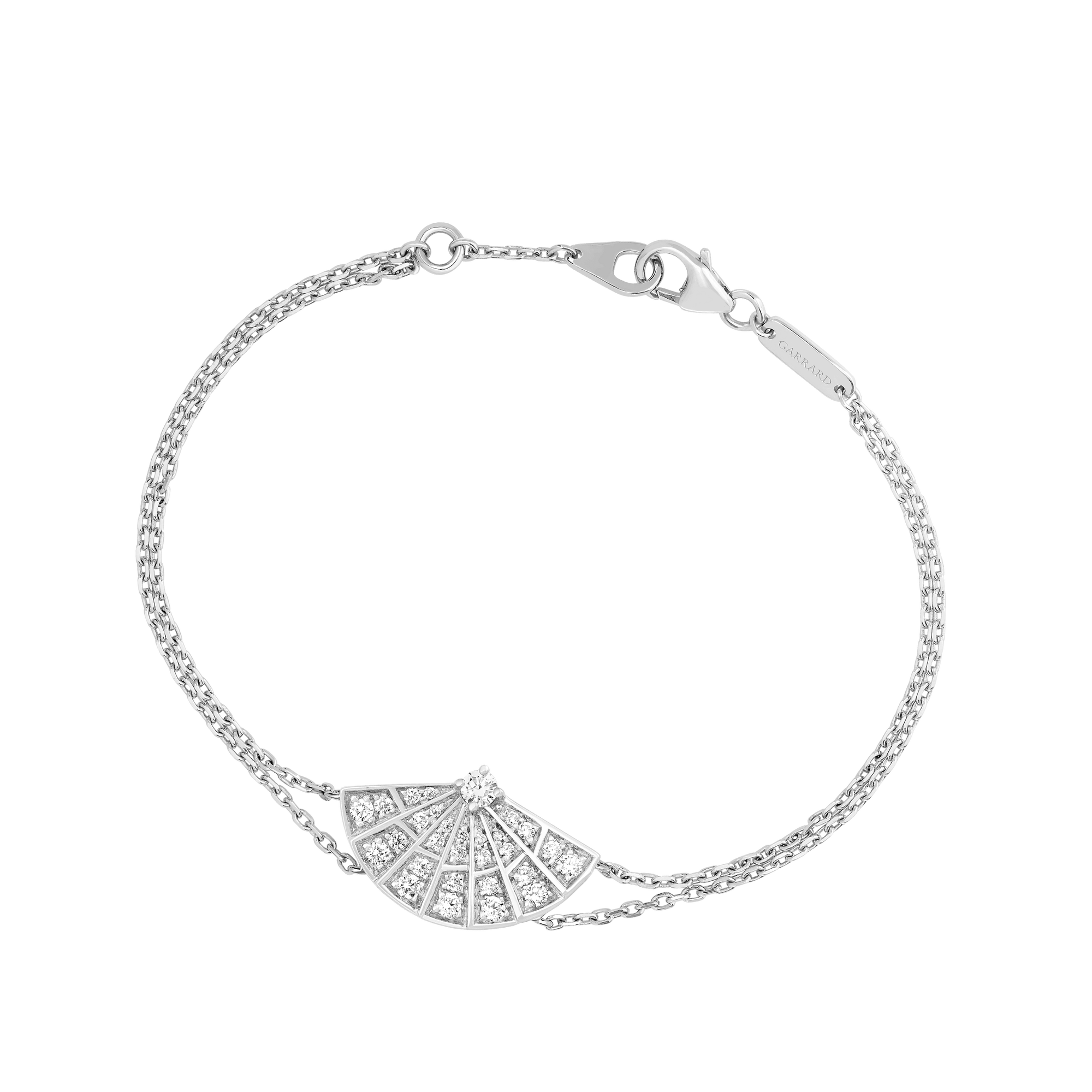 Garrard Fanfare Symphony Diamond Bracelet In 18ct White Gold 2018416