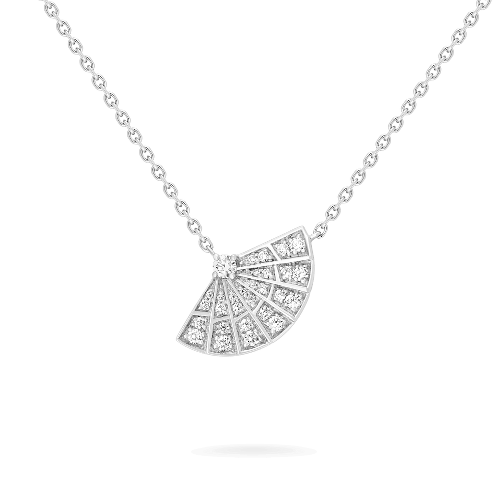 Garrard Fanfare Symphony Diamond Pendant In 18ct White Gold 2018413