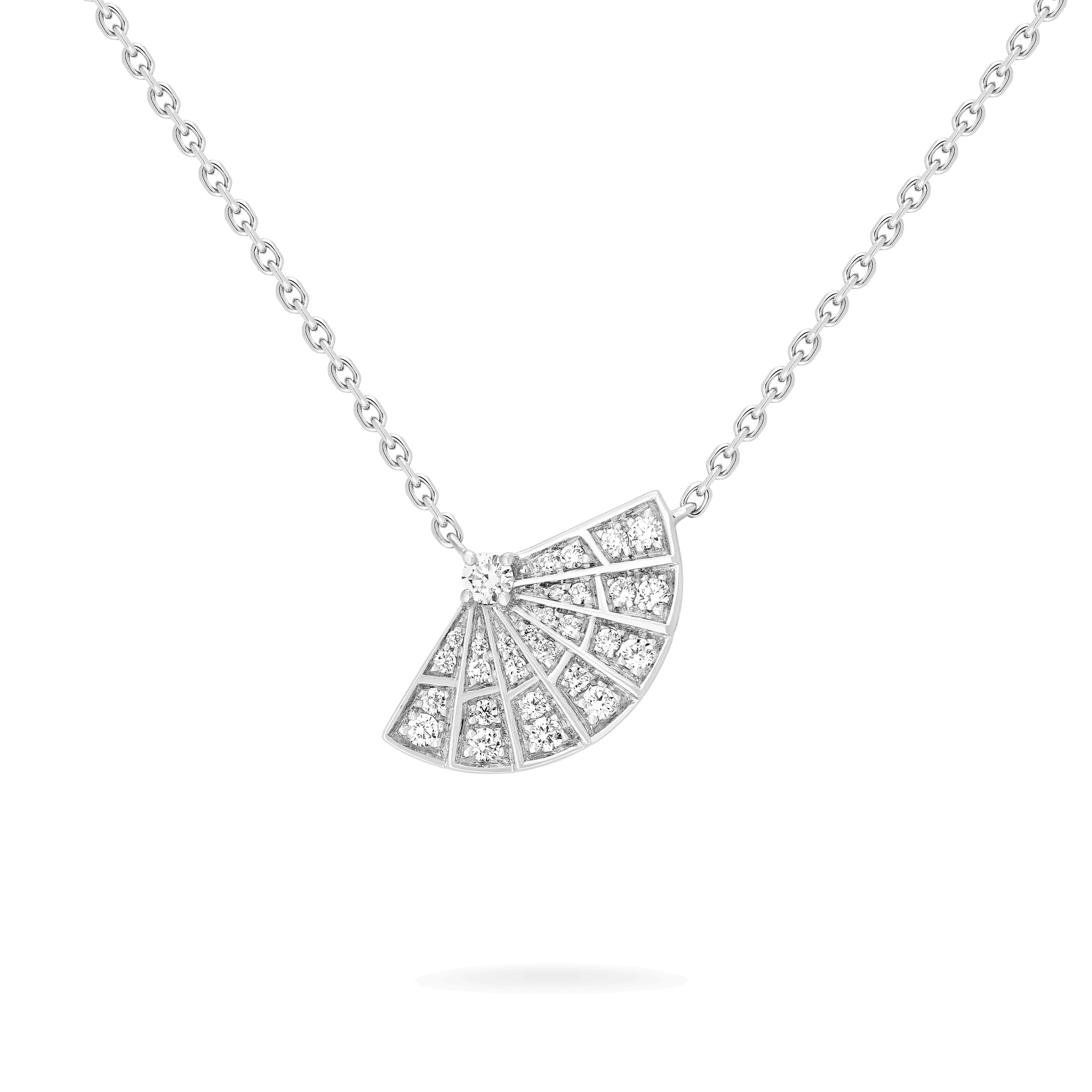 Garrard Fanfare Symphony Diamond Pendant In 18ct White Gold 2018413
