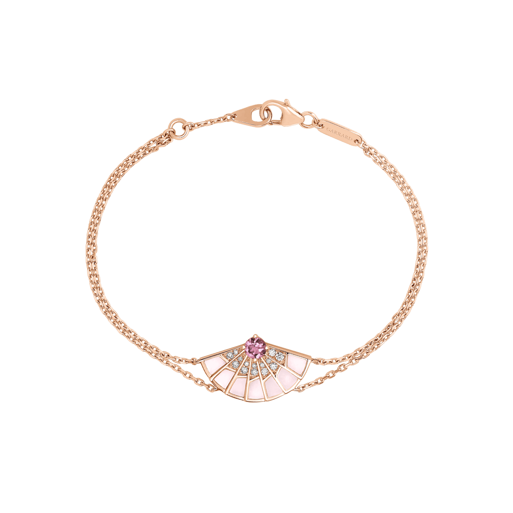 Garrard Fanfare Symphony jewellery collection Pink Tourmaline and Pink Opal Bracelet In 18ct Rose Gold with Diamonds 2018548 Hero