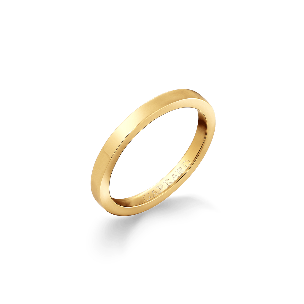 Garrard Flat Court Wedding Ring in Platinum 2mm 2017974002