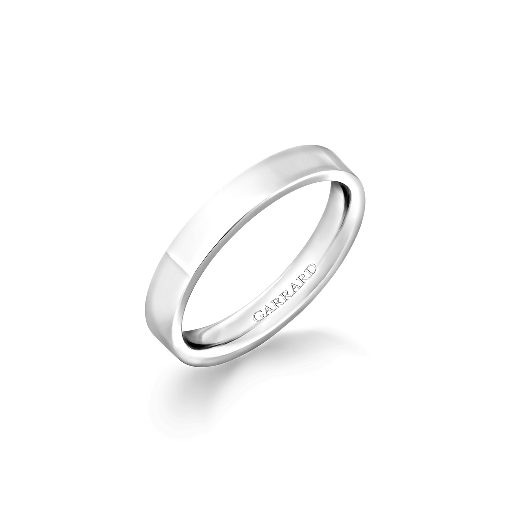 Garrard Flat Court Wedding Ring in Platinum 3mm 2017957003