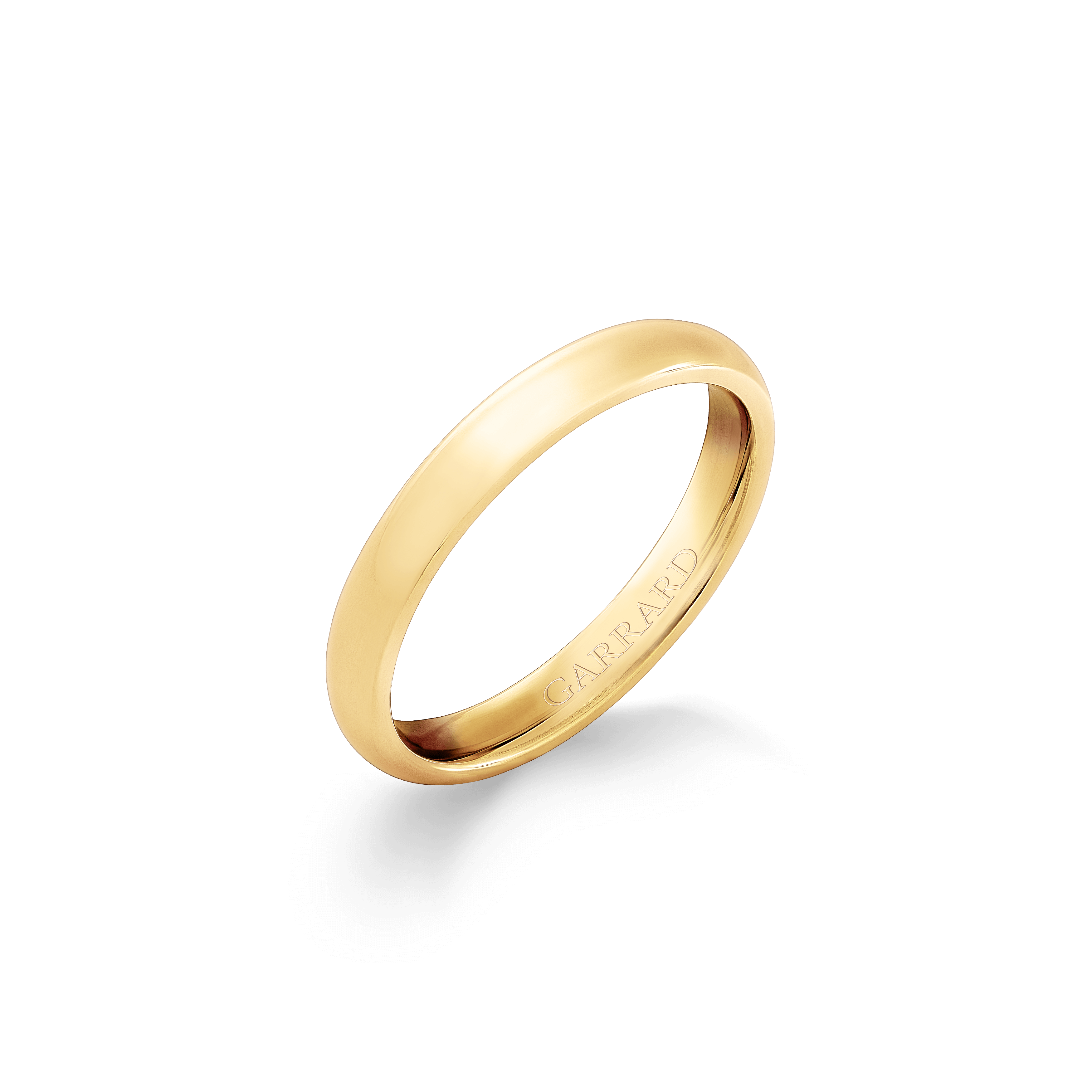 Heavy Court Wedding Ring in 18ct Yellow Gold | 3mm