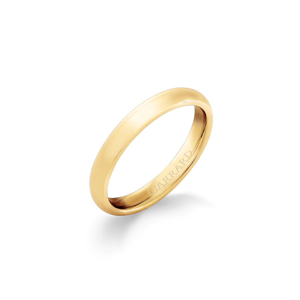 Garrard Heavy Court Wedding Ring in 18ct Yellow Gold 3mm 2017984004