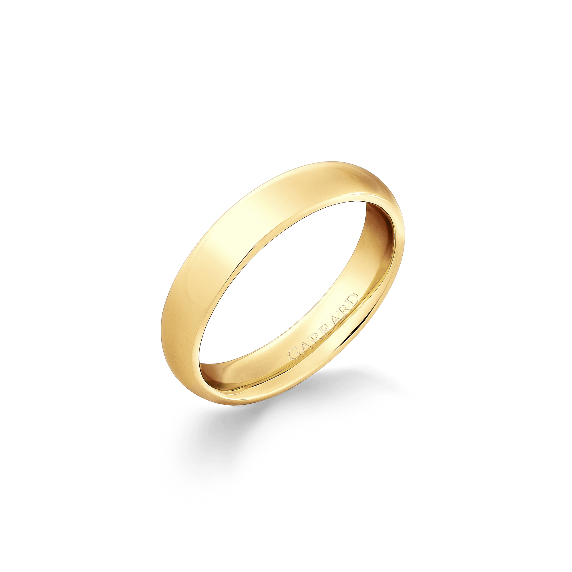 Garrard Heavy Court Wedding Ring in 18ct Yellow Gold 5mm 2017988008