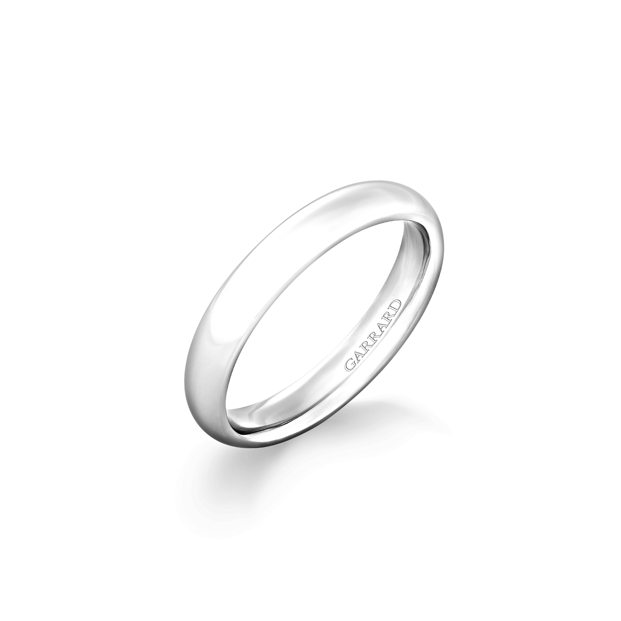 Garrard Heavy Court Wedding Ring in Platinum 4mm 2017985009