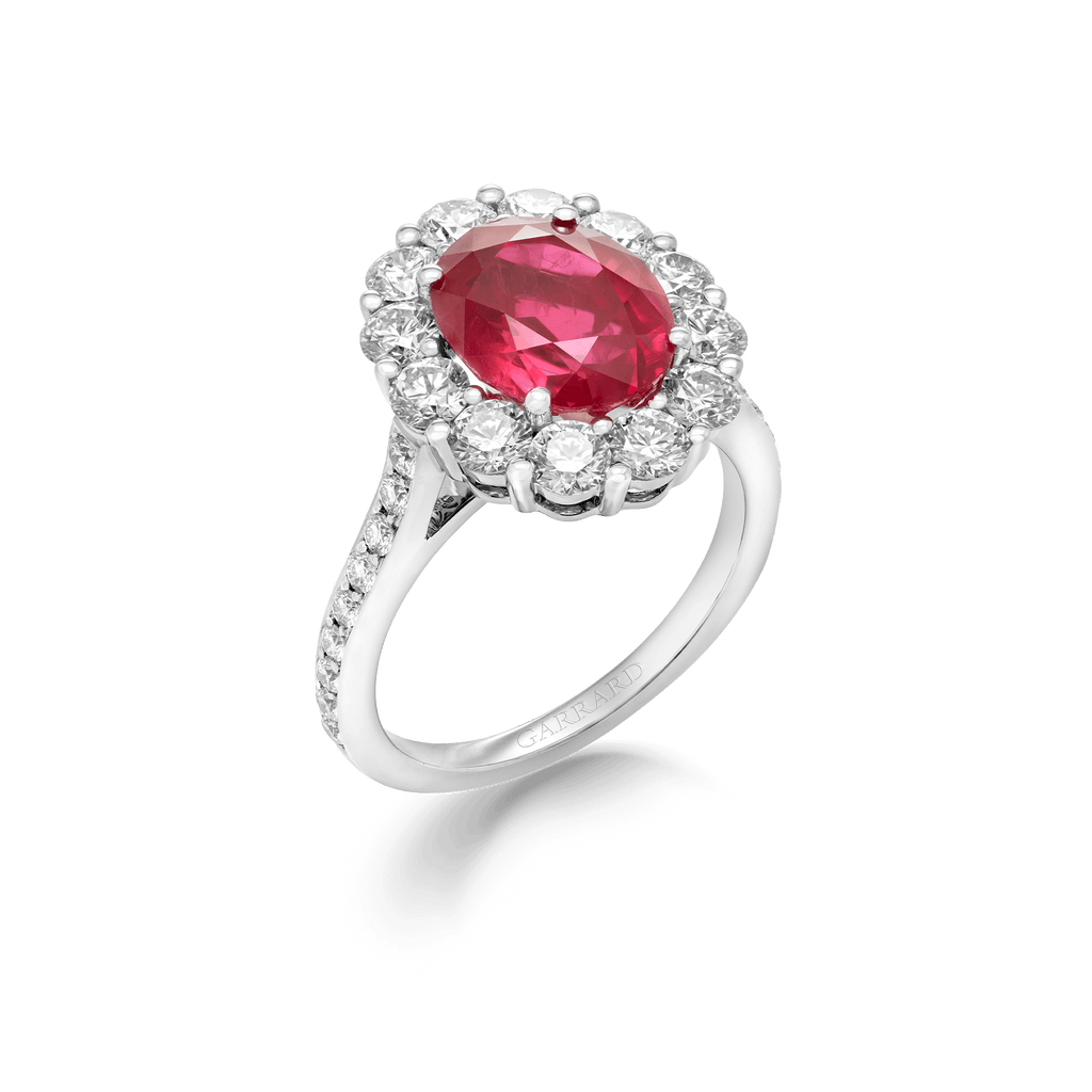 Garrard Jewelled Vault 5.05ct Oval Pigeons Blood Ruby and Diamond 1735 Ring 2017788 1