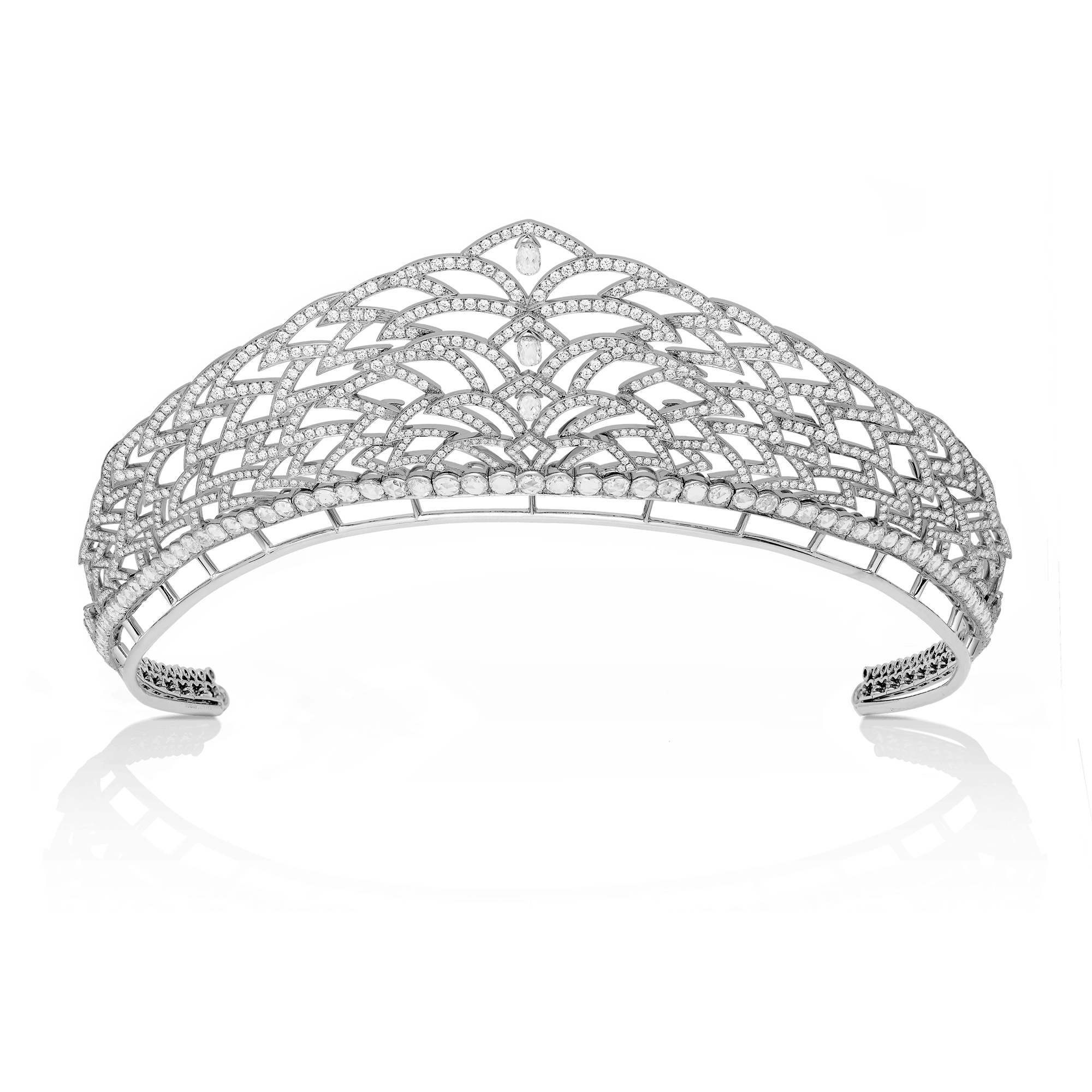 Laurel High Jewellery Diamond Tiara | In 18ct White Gold