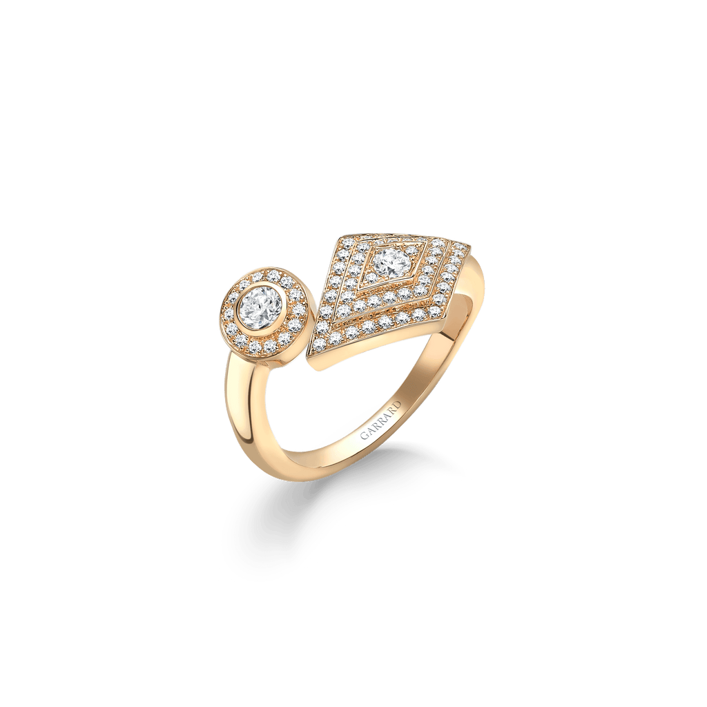 Garrard Mini Icons collection Albermarle Ring in 18ct Yellow Gold with Diamonds 2014394 Hero View
