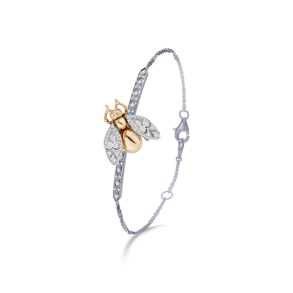 Garrard Mini Icons collection Enchanted Palace Bracelet in 18ct White Gold with Diamonds 2017547 Hero View