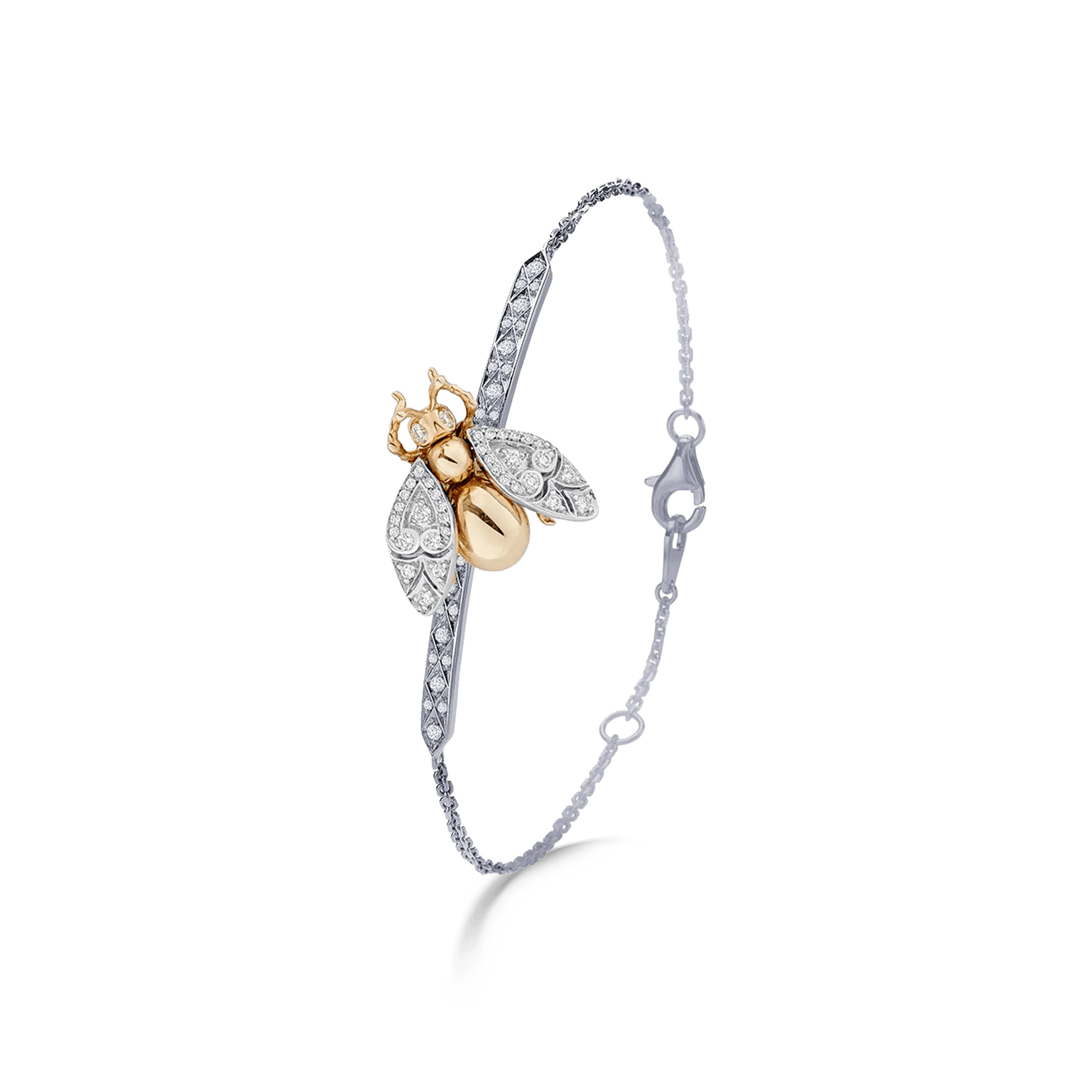 Garrard Mini Icons collection Enchanted Palace Bracelet in 18ct White Gold with Diamonds 2017547 Hero View