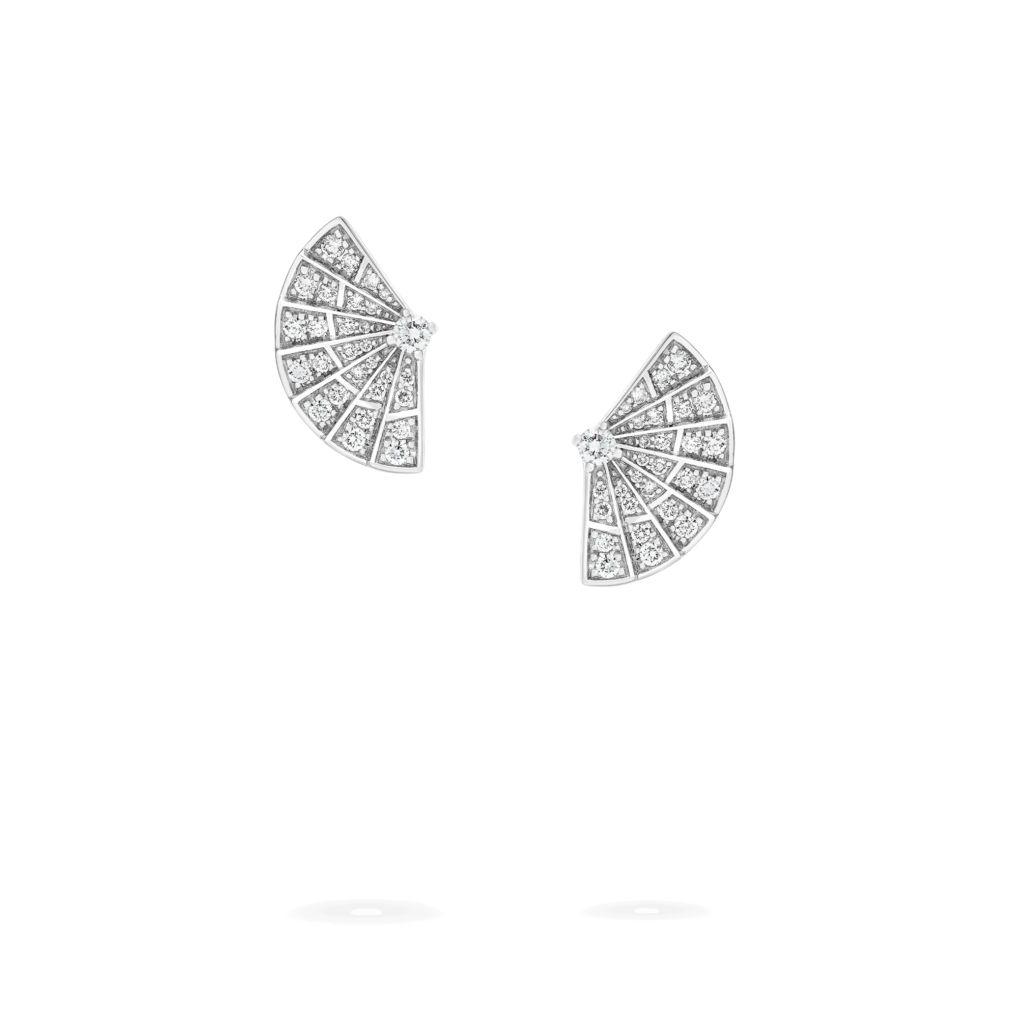 Garrard Mini Icons collection Fanfare Necklace in 18ct Yellow Gold with Diamonds 2018415 Hero View 2