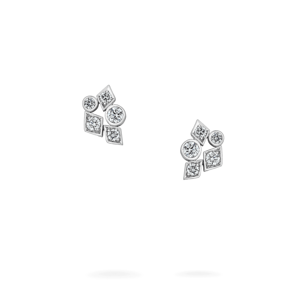 Garrard Mini Icons collection Muse Ring in 18ct White Gold with Diamonds 2017563 Hero View 1