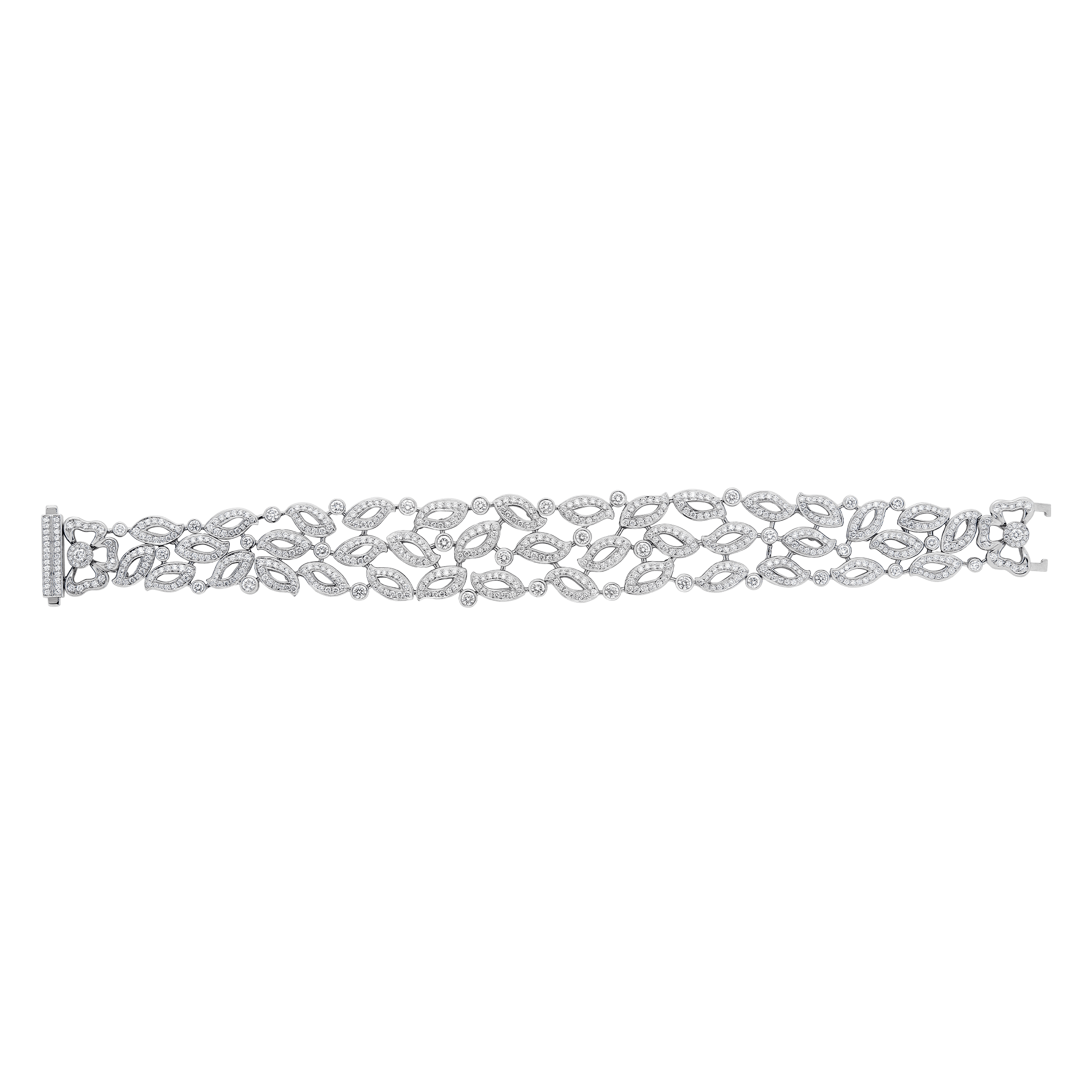Garrard Rose Garden High Jewellery Diamond Bracelet 2017701